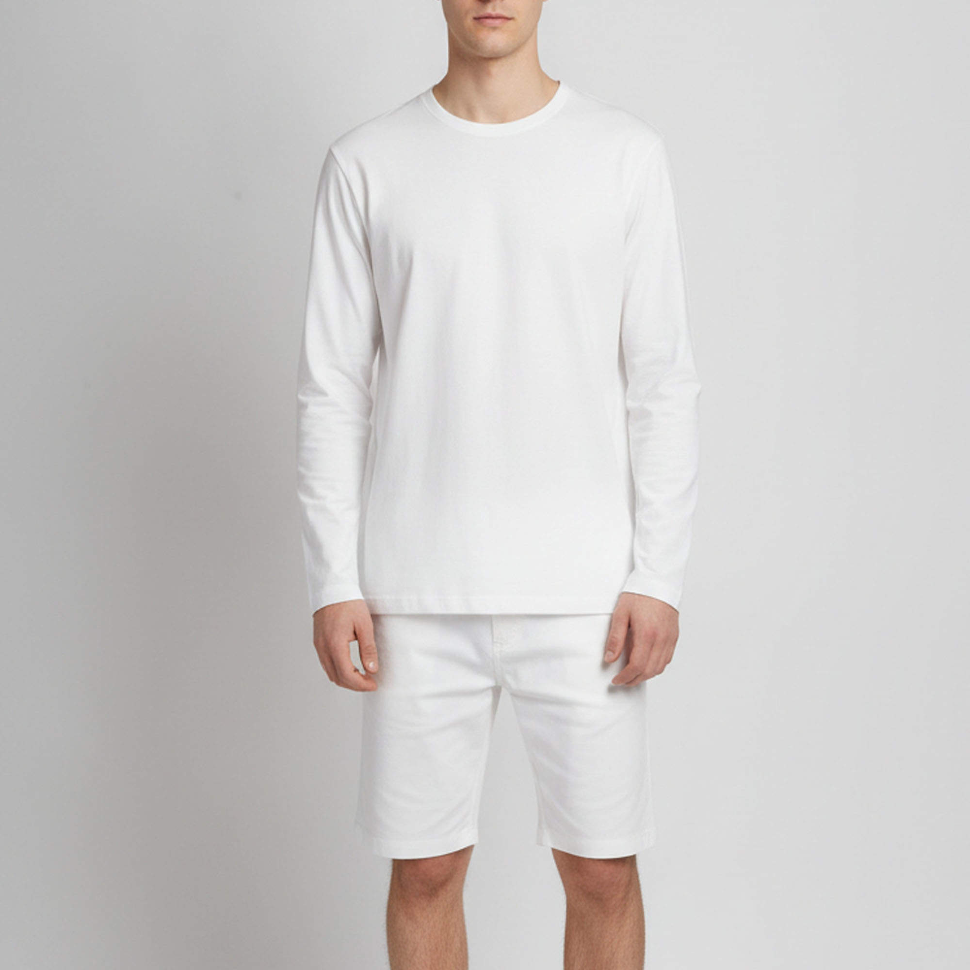 Pre Owned Brunello Cucinelli White Jersey Slim Fit Sweatshirt XXL