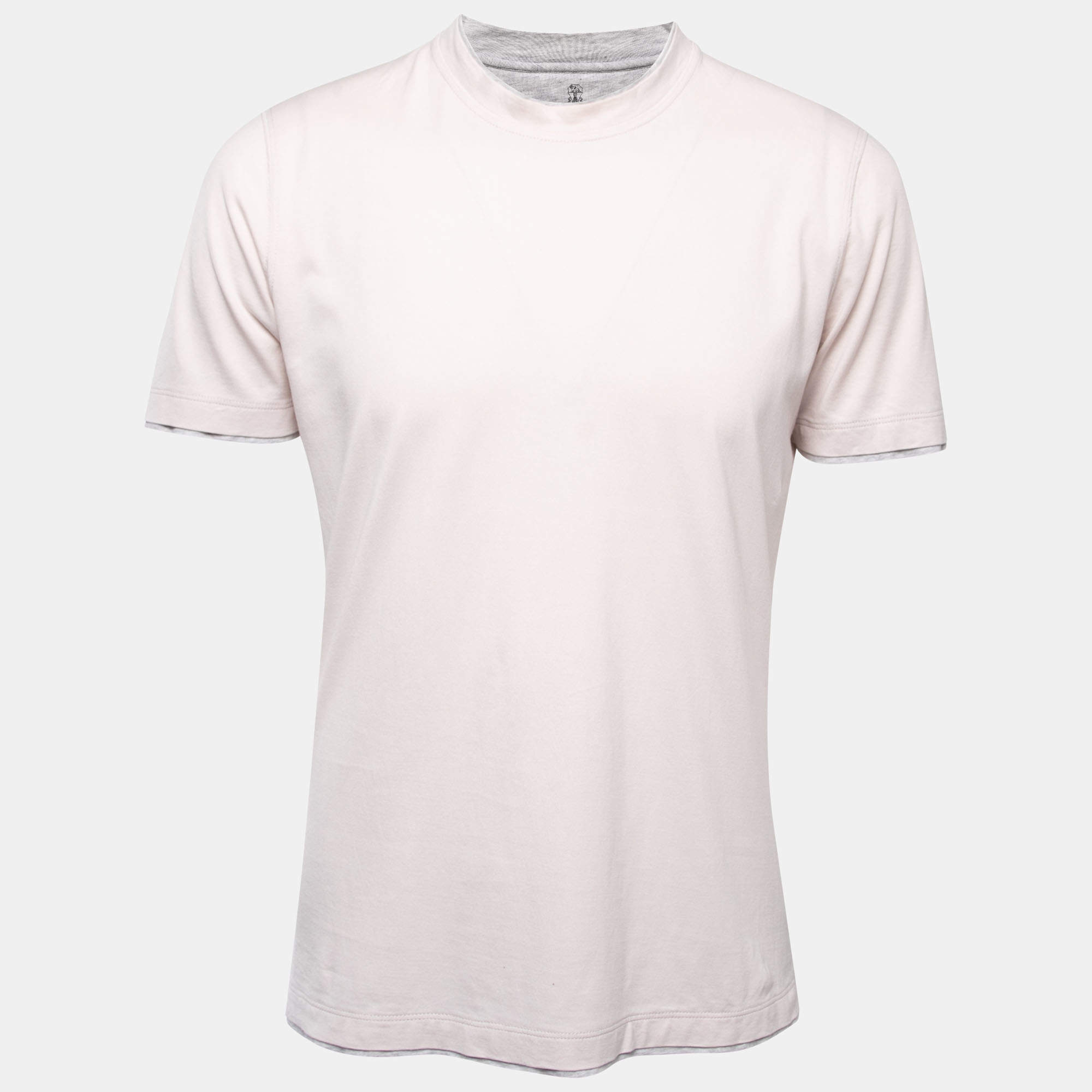 Light Pink Cotton Mens Full Sleeve Plain Shirt