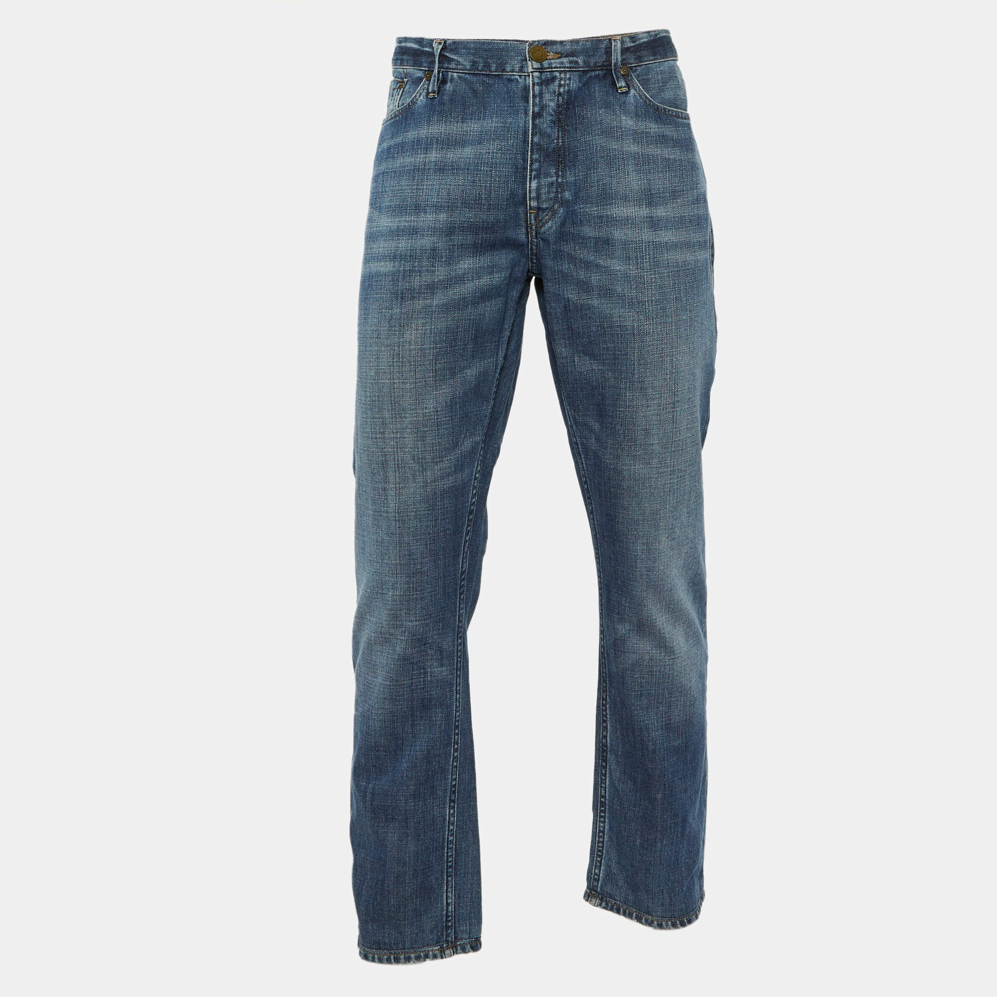 Burberry Brit Blue Denim Regular Fit Jeans L/Waist 35"