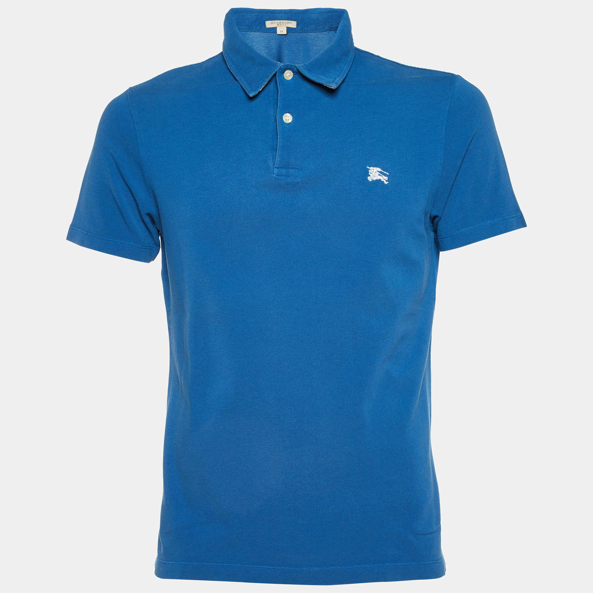 Burberry Brit Blue Cotton Pique Polo T-Shirt M
