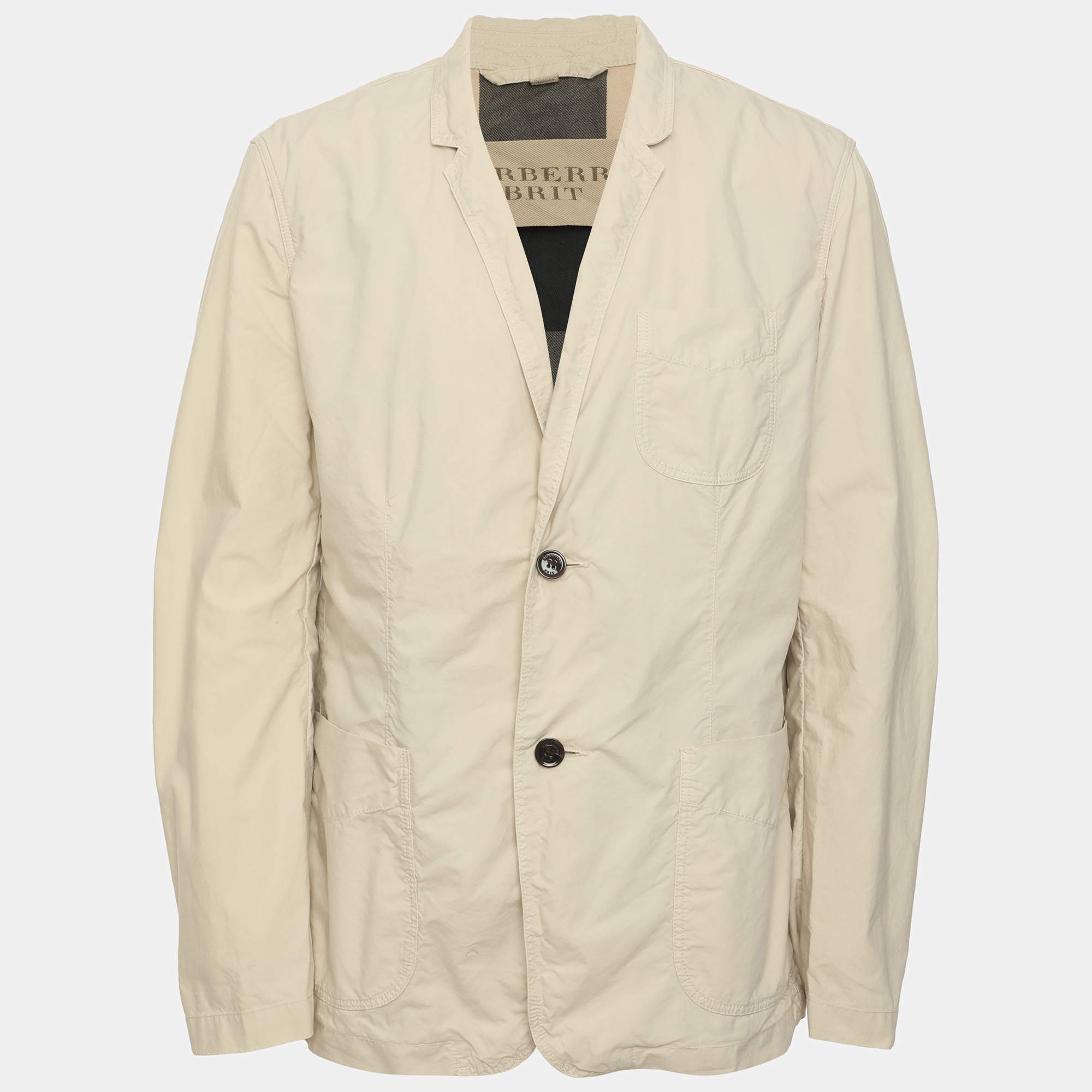 مملوكة مسبقًا Burberry Brit Beige Cotton Jackets L