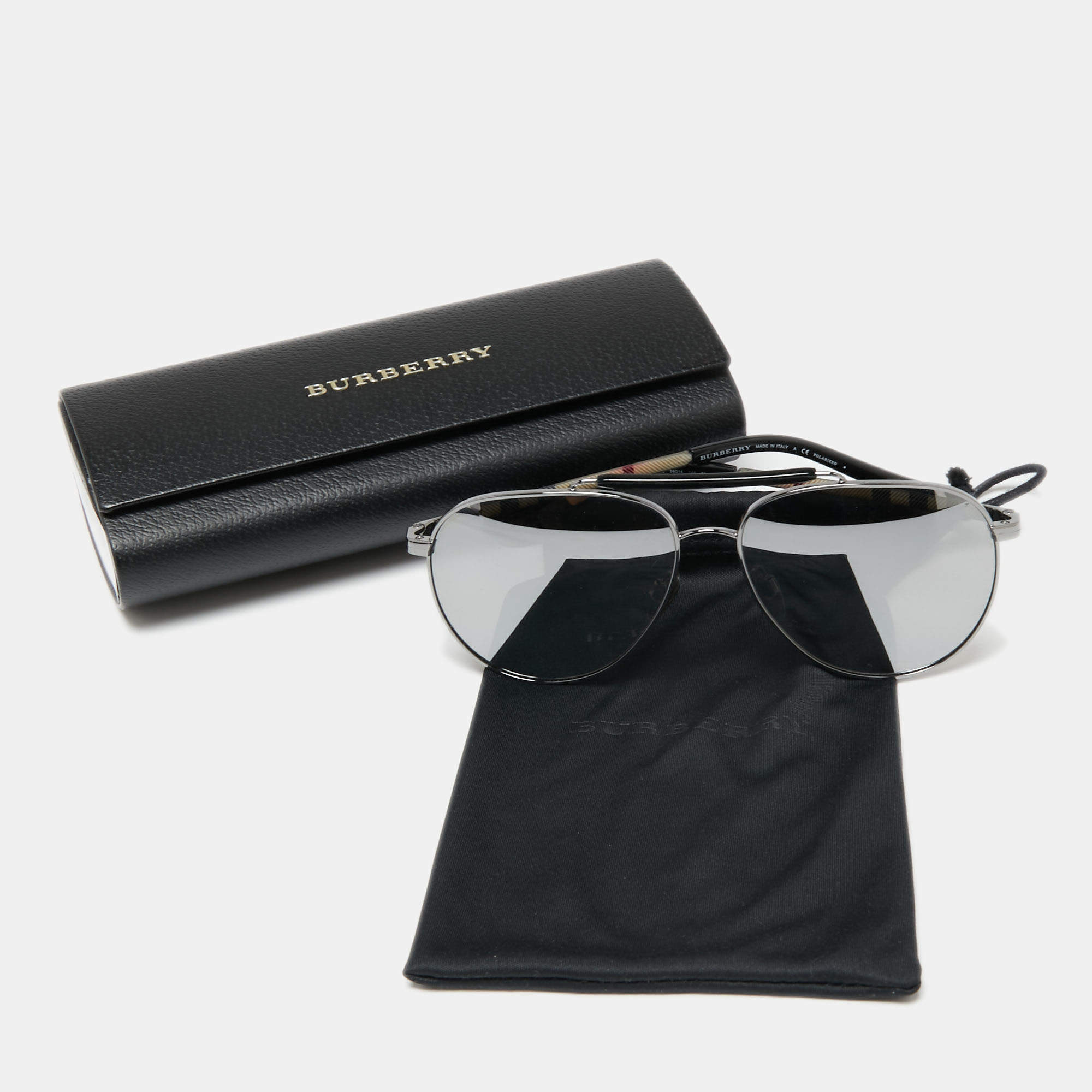 Burberry Blue Gradient Pilot Men's Sunglasses BE3091J-1166S2-58  8053672764550 - Sunglasses, Burberry Sunglasses - Jomashop