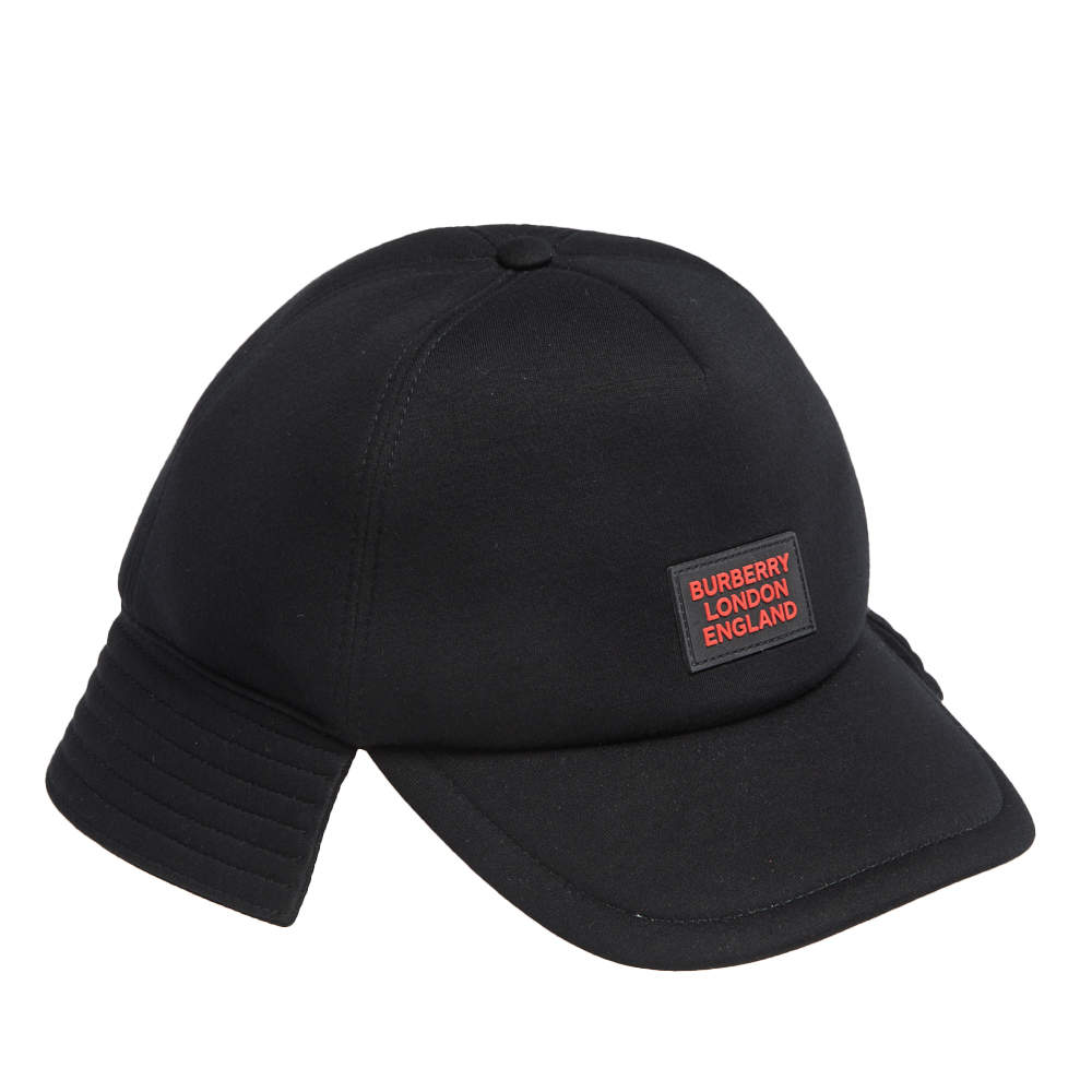 قبعة بربري لندن تراكر باكيت سوداء مقاس صغير - سمول
