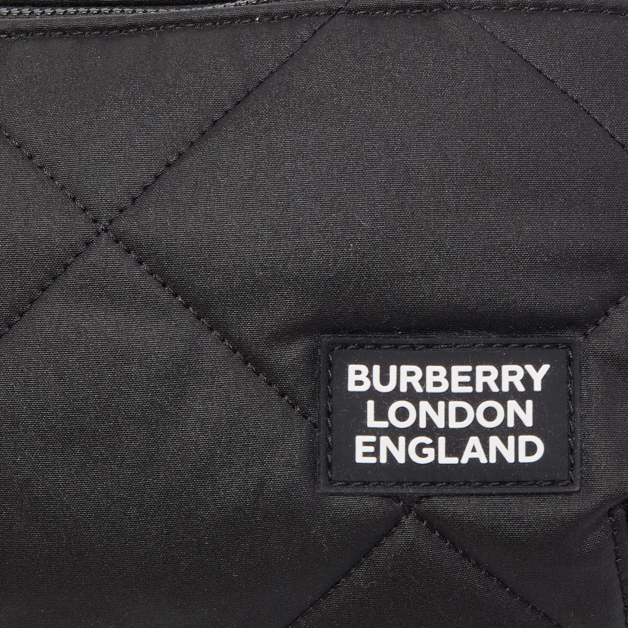 Burberry Black Coated Canvas Sonny Bum Bag QKB00P0LKB001