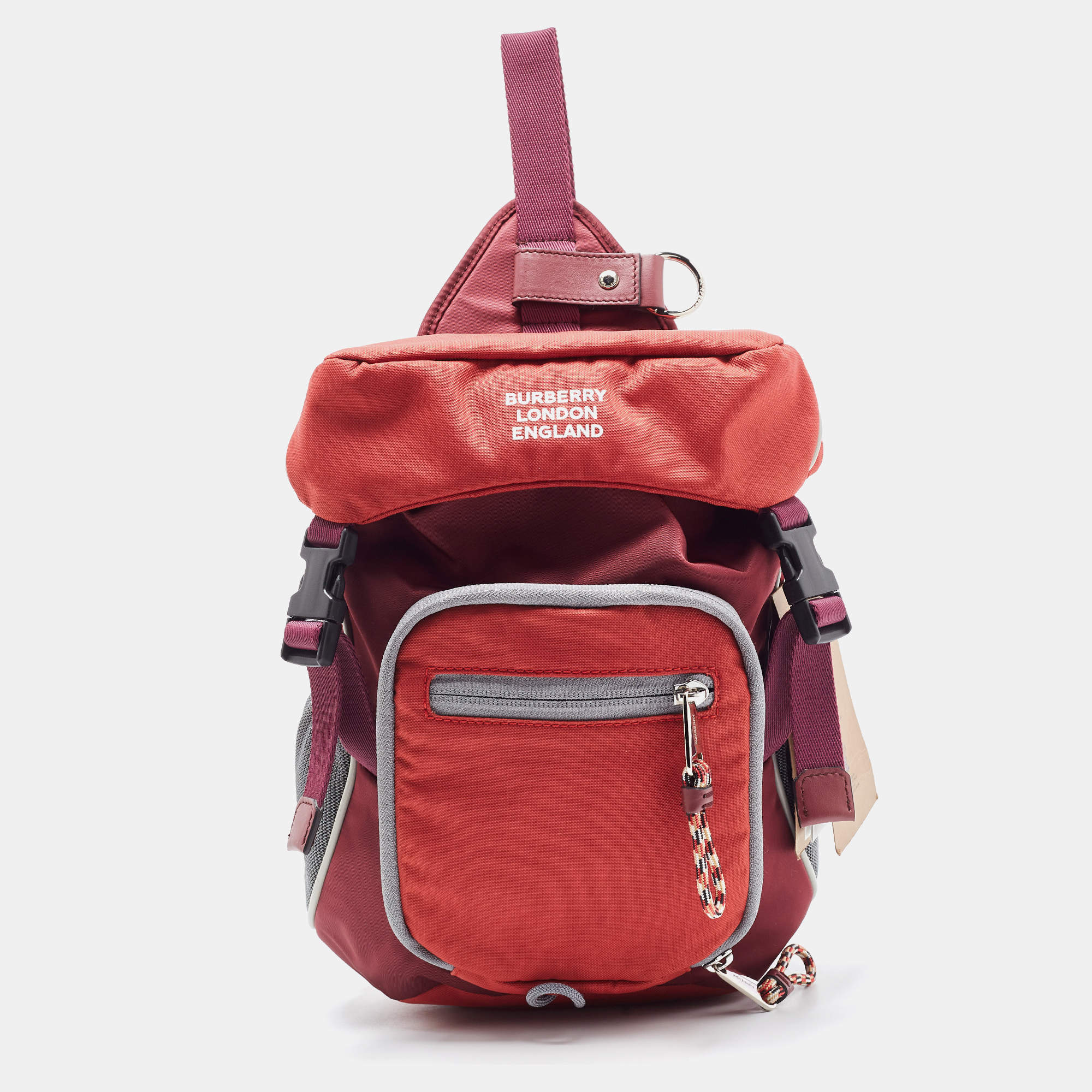 Burberry Multicolor Nylon Leo Sling Bag