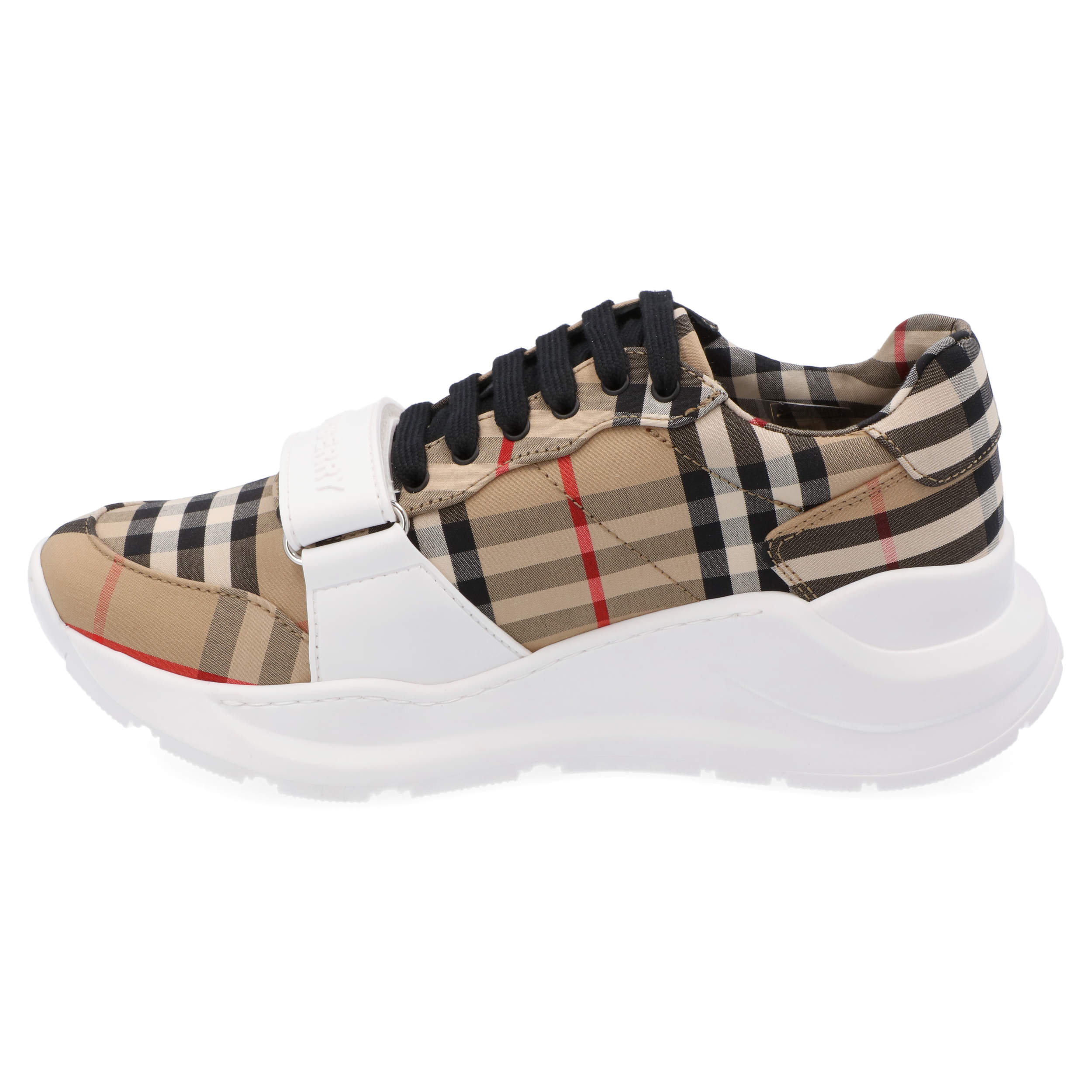 Burberry Check Canvas Regis Chunky Sneakers Size EU 44