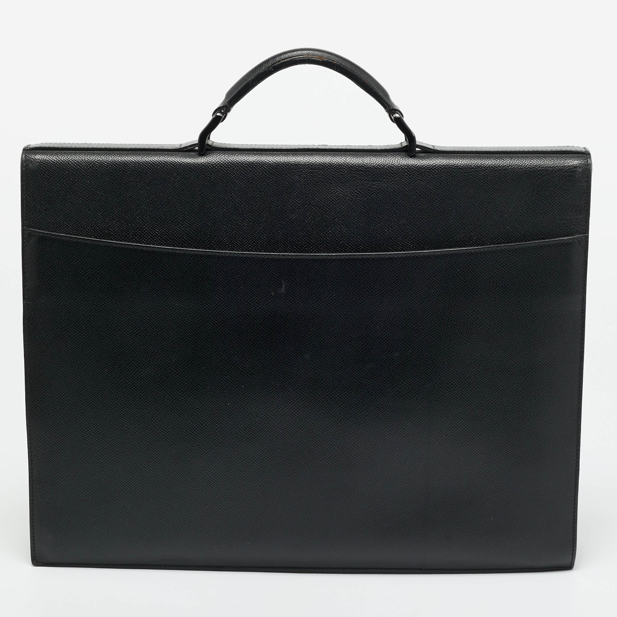 Burberry Black Leather Briefcase Bag Burberry | TLC US