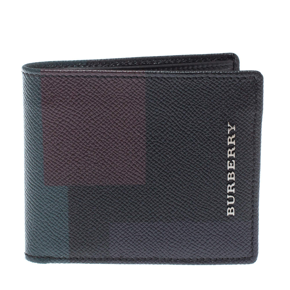 Burberry Multicolor Leather Bifold Wallet