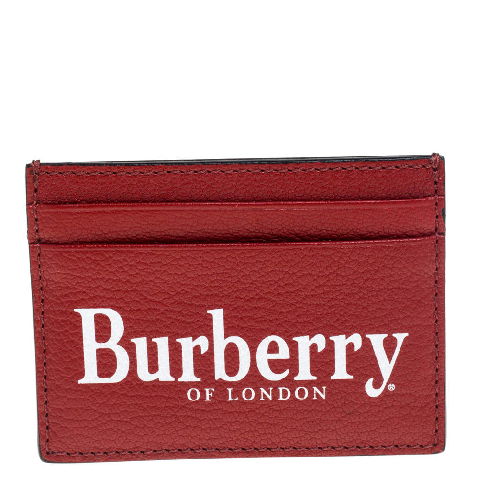 Burberry card holder red online