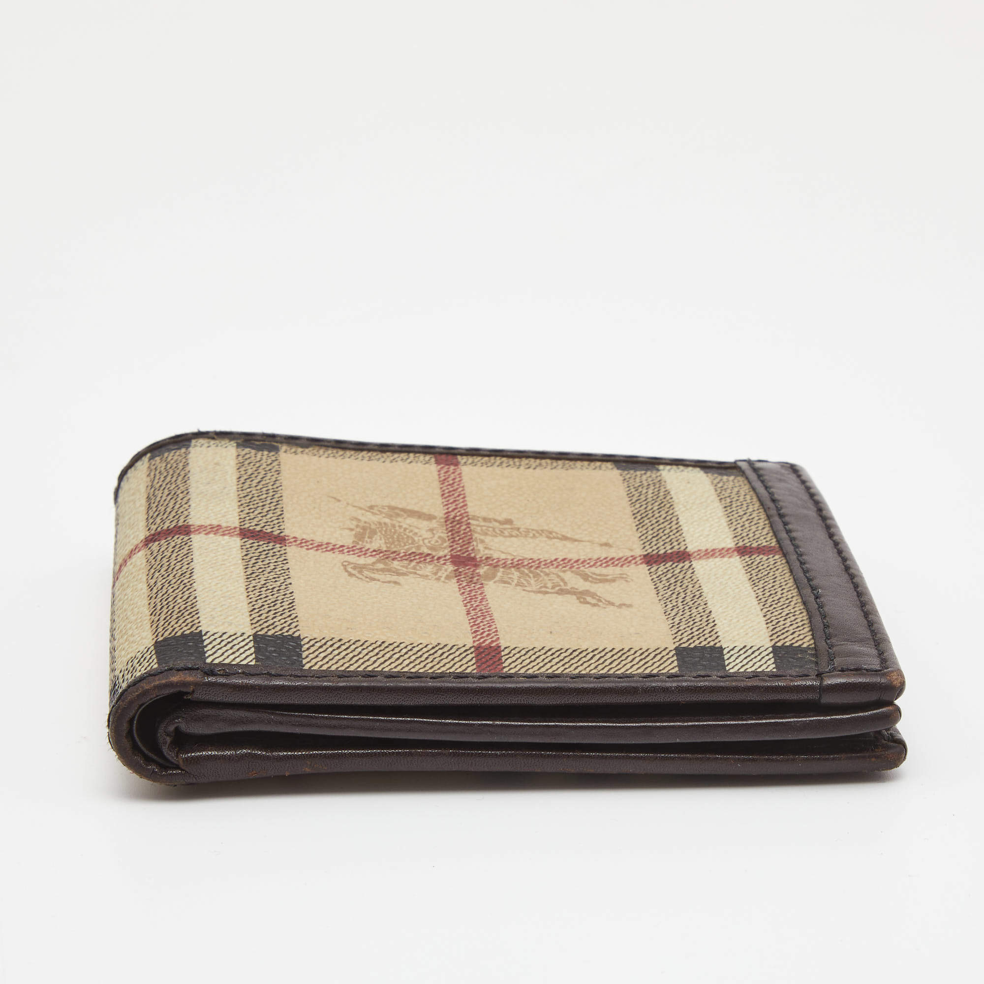 Wallets & purses Burberry - Haymarket leather wallet - 405156360380