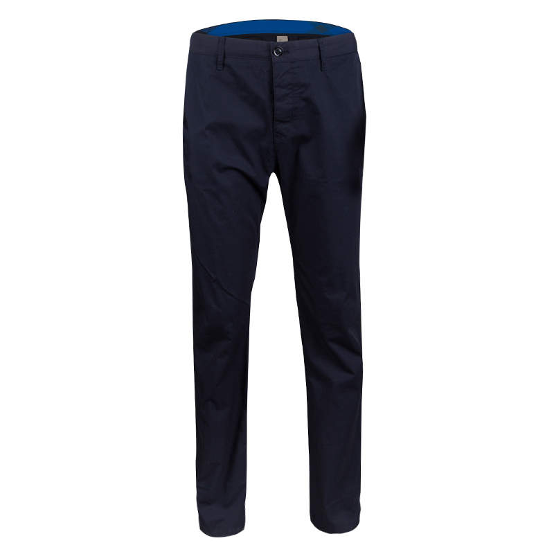 Burberry Brit Navy Blue Cotton Regular Fit Pants XXL Burberry | TLC