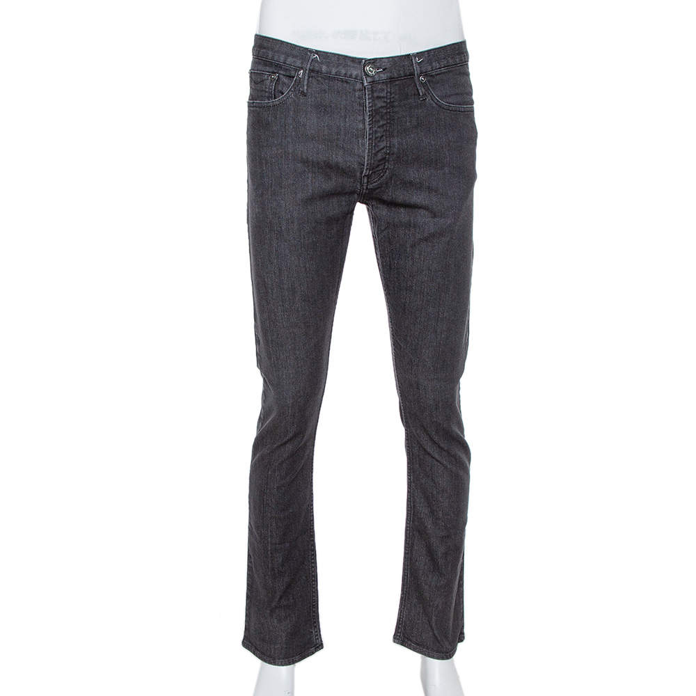 Pre Owned Burberry Brit Black Denim Swaine Straight Fit Jeans M