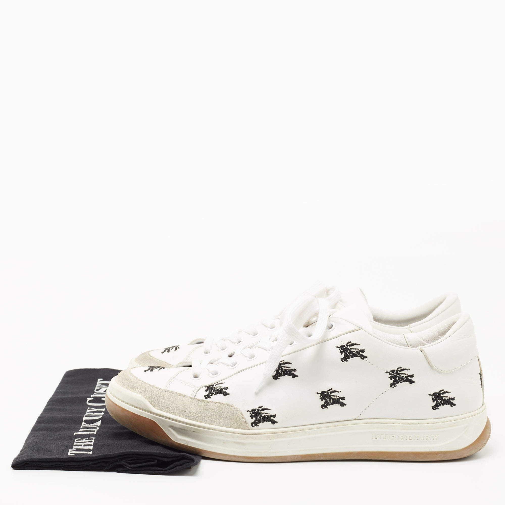 Burberry White Timsbury Low Top Size 44.5 Burberry | TLC