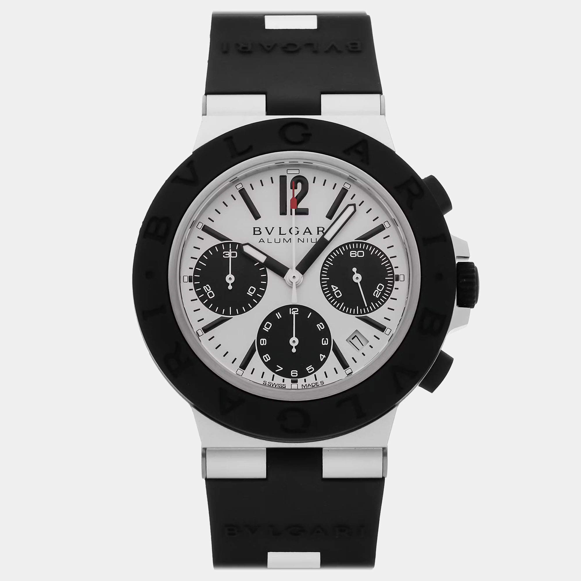 Pre Owned Pre-Owned Bulgari Bvlgari-Bvlgari Aluminum Chronograph 103722