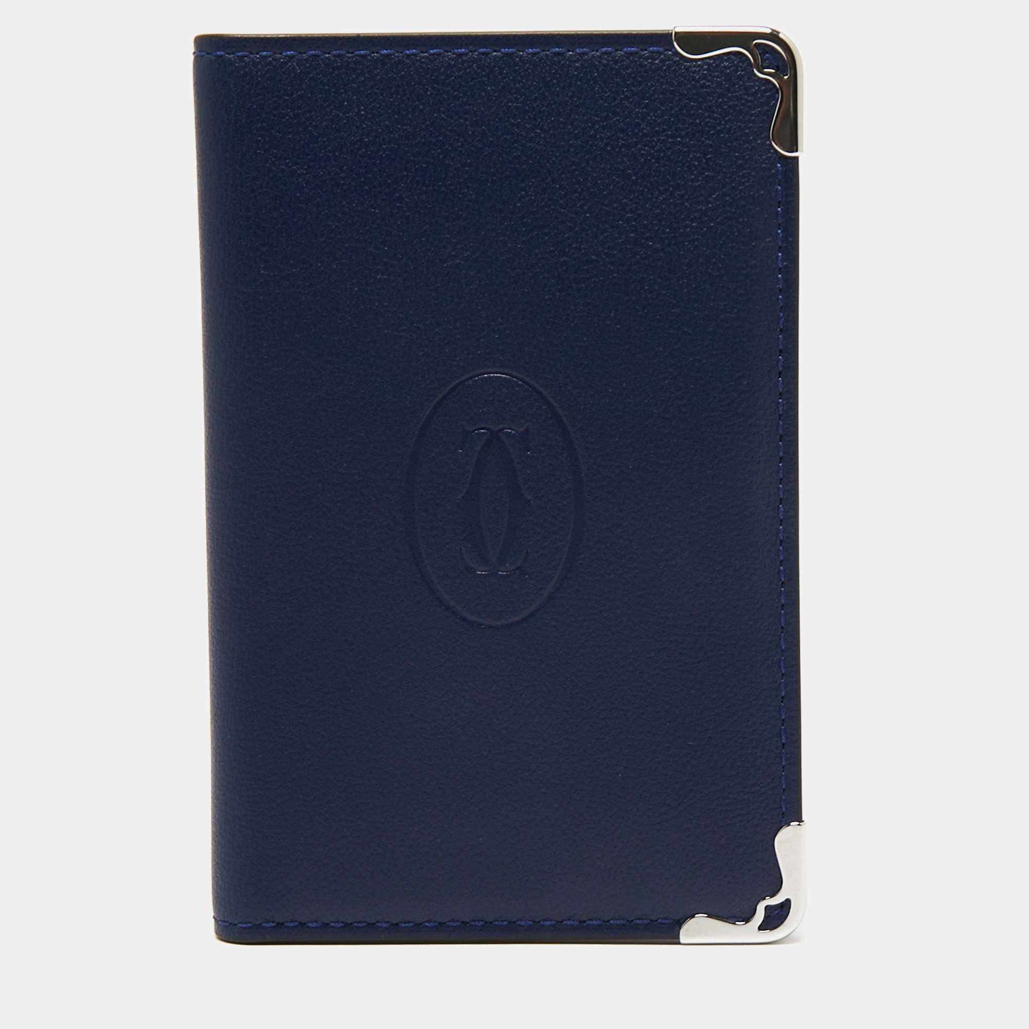 Pre Owned حافظة بطاقات كارتييه ماست دو كارتييه جلد سوداء