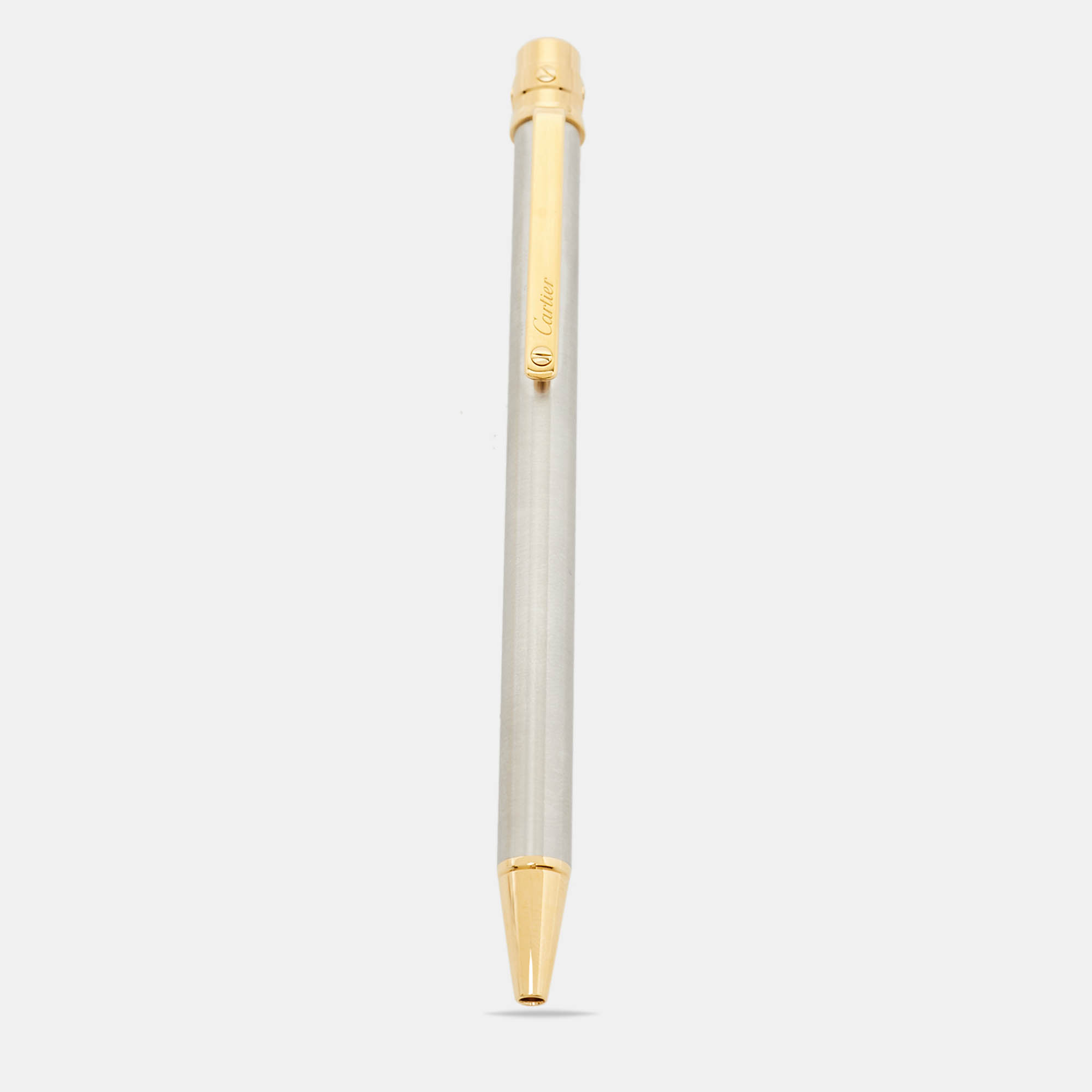 Cartier Santos de Cartier Two Tone Ballpoint Pen