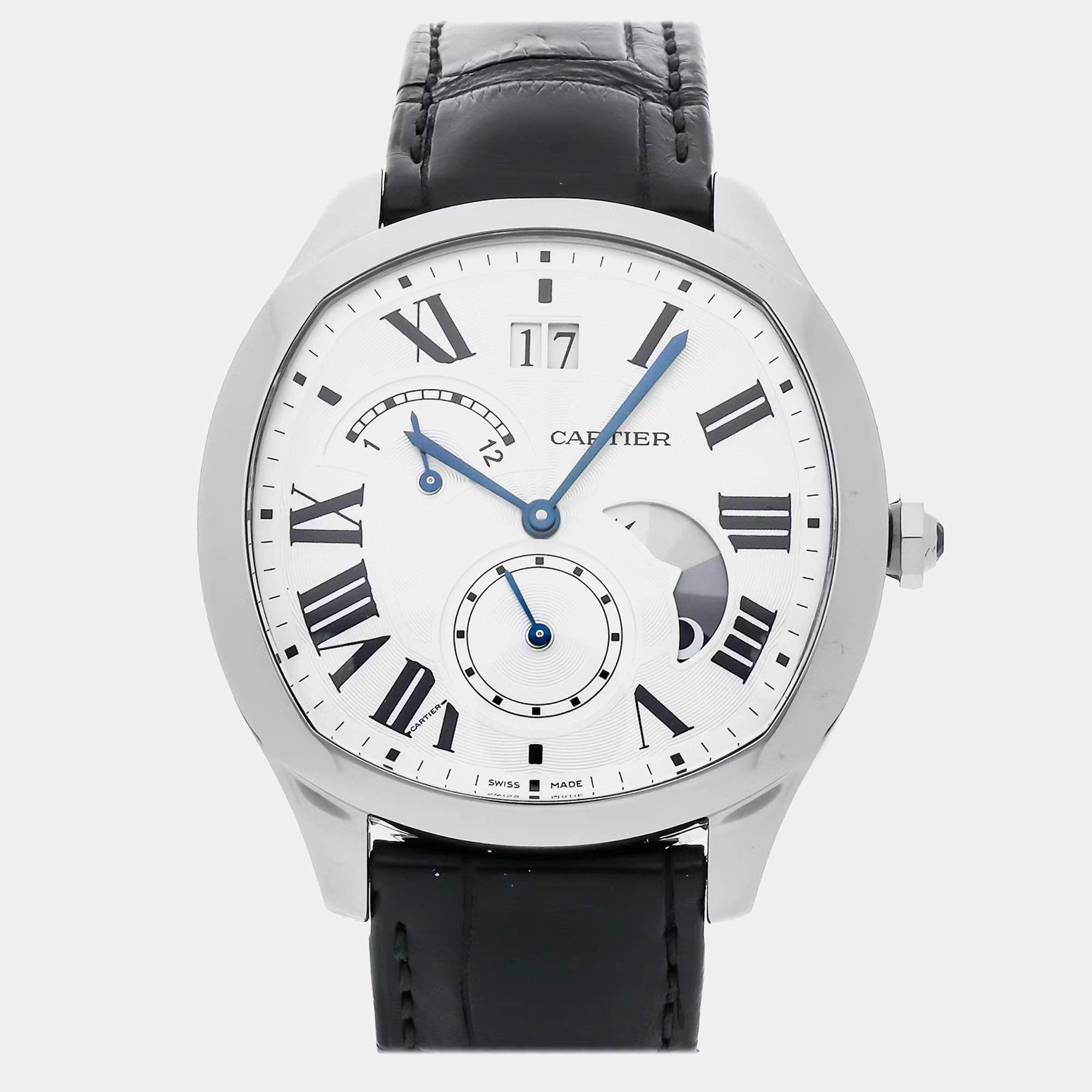 Pre Owned Pre-Owned Cartier Drive De Cartier Dual Time WSNM0005