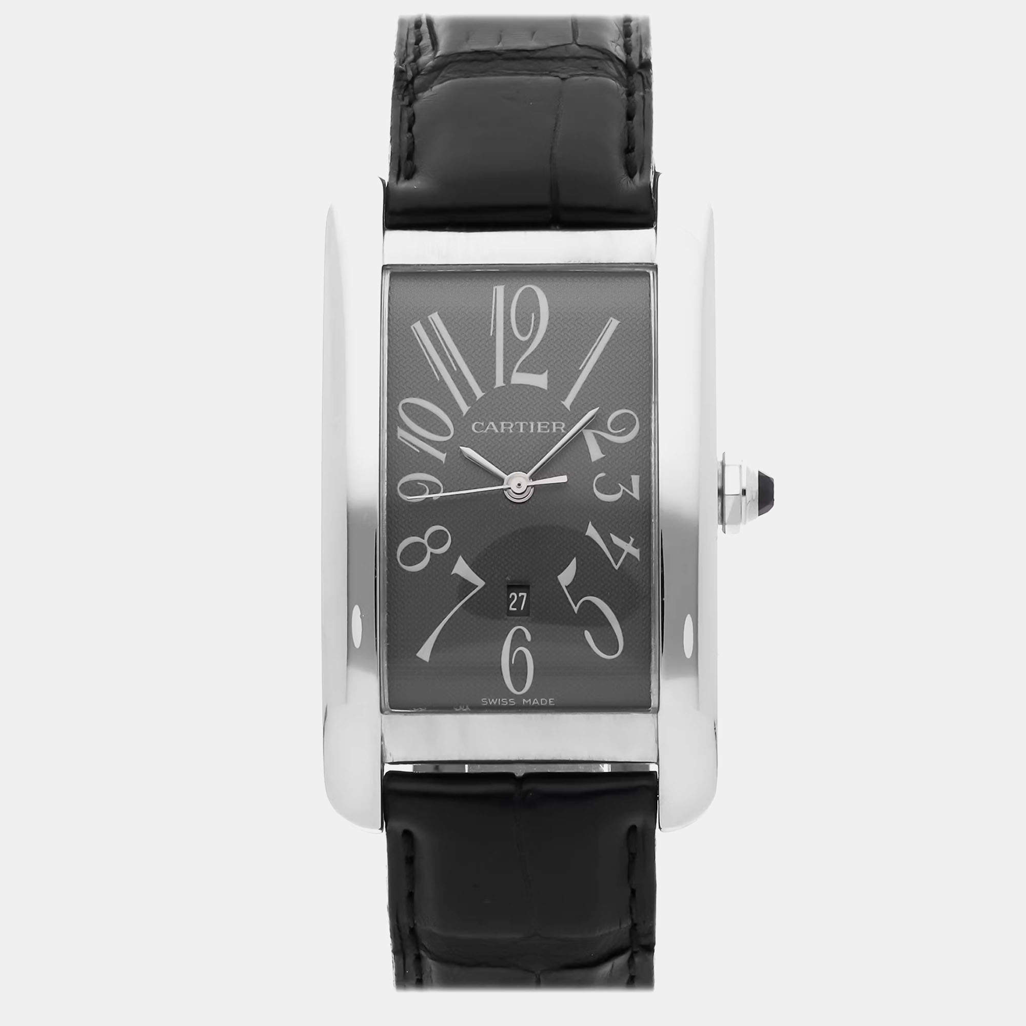 Cartier Tank Americaine Large W2605229 26x45mm Automatic Men's Wristwatch 