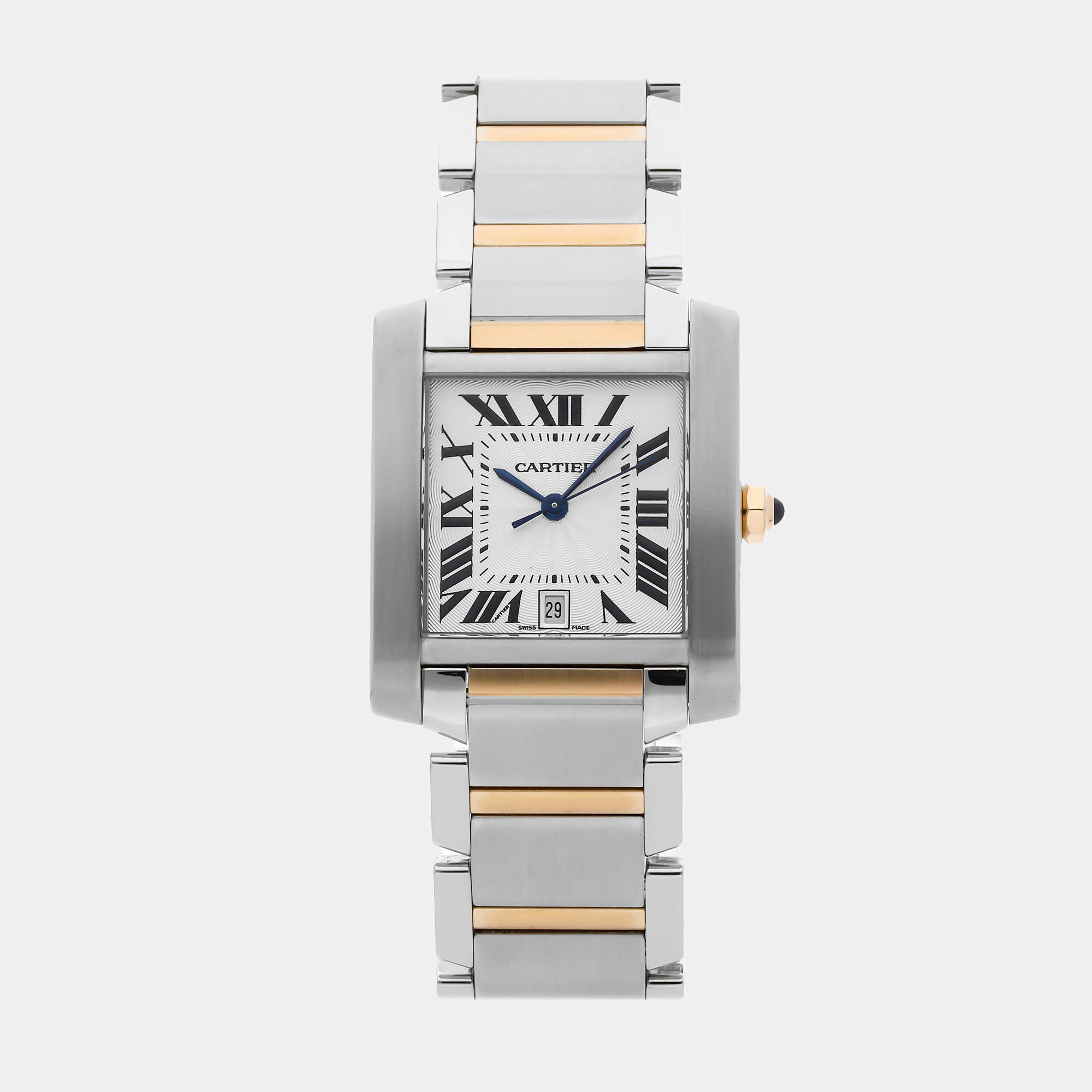 Pre-Owned Cartier Tank Francaise Large Model W51005Q4 36.5 x 28.15 mm