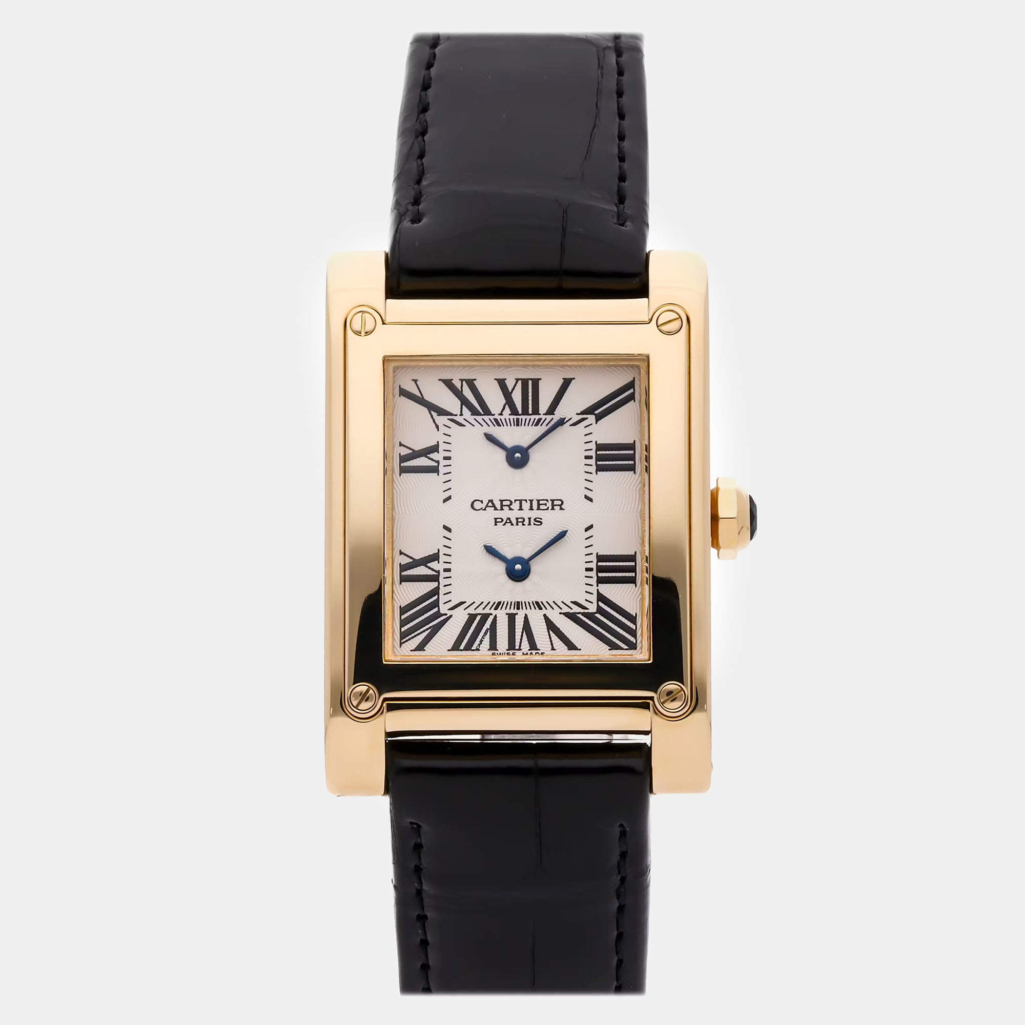 Pre-Owned Cartier Tank a Vis W1534251 32x28mm