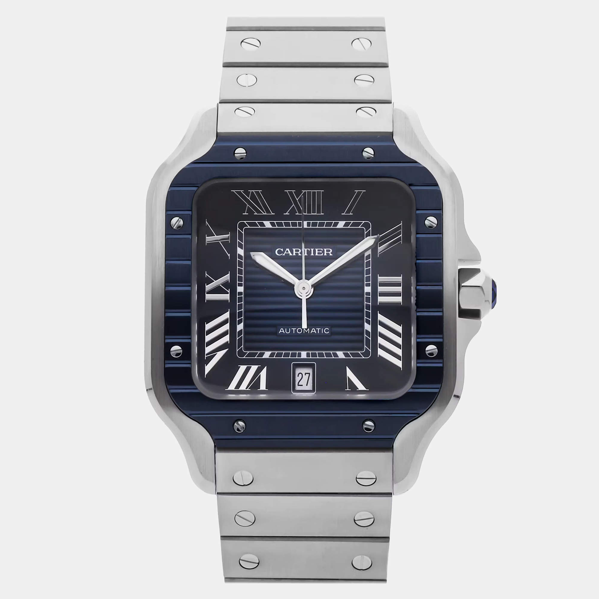 Pre Owned Pre-Owned Cartier Santos De Cartier Large Model WSSA0048 39.8 mm
