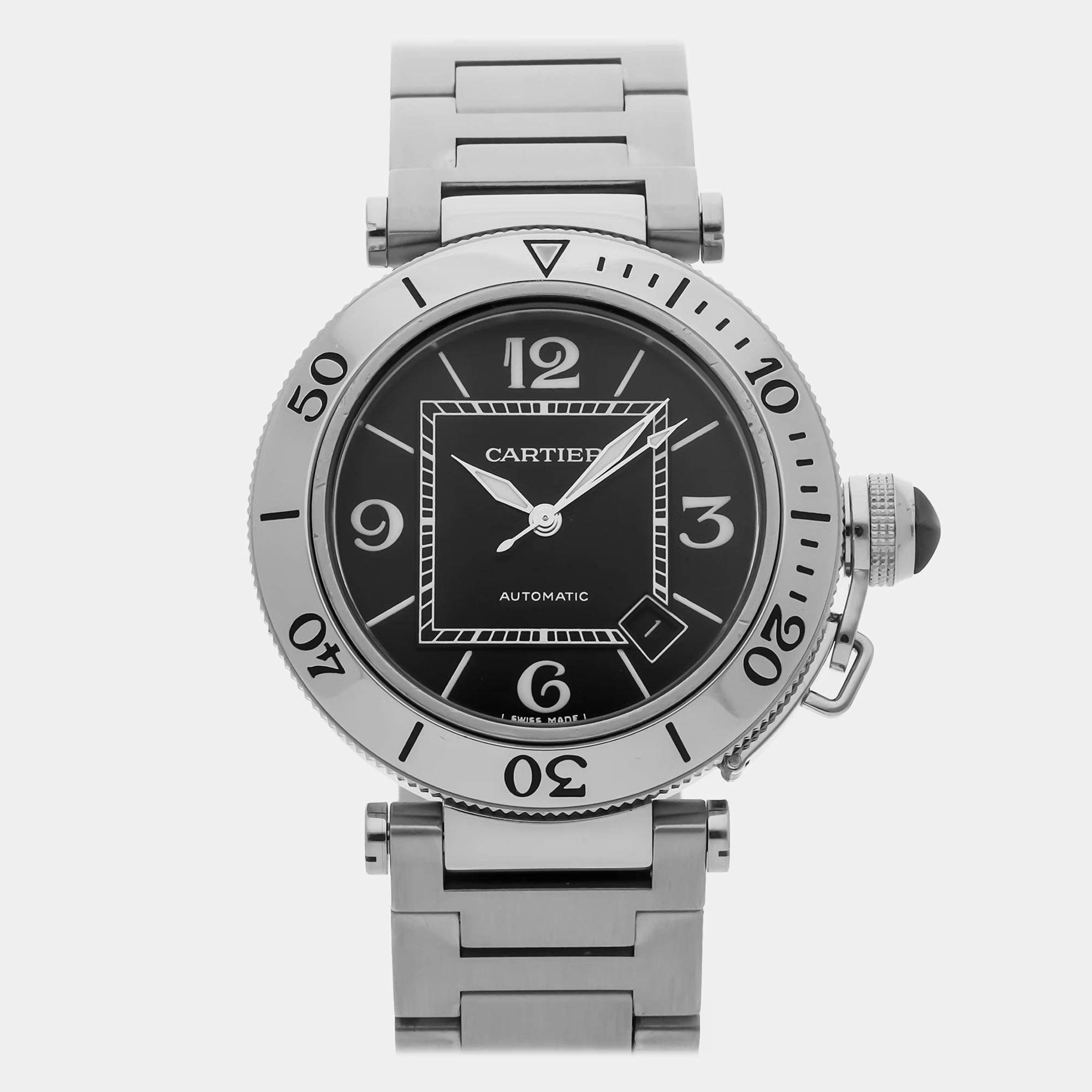 Pre Owned Pre-Owned Cartier Pasha Seatimer W31077M7 40 mm