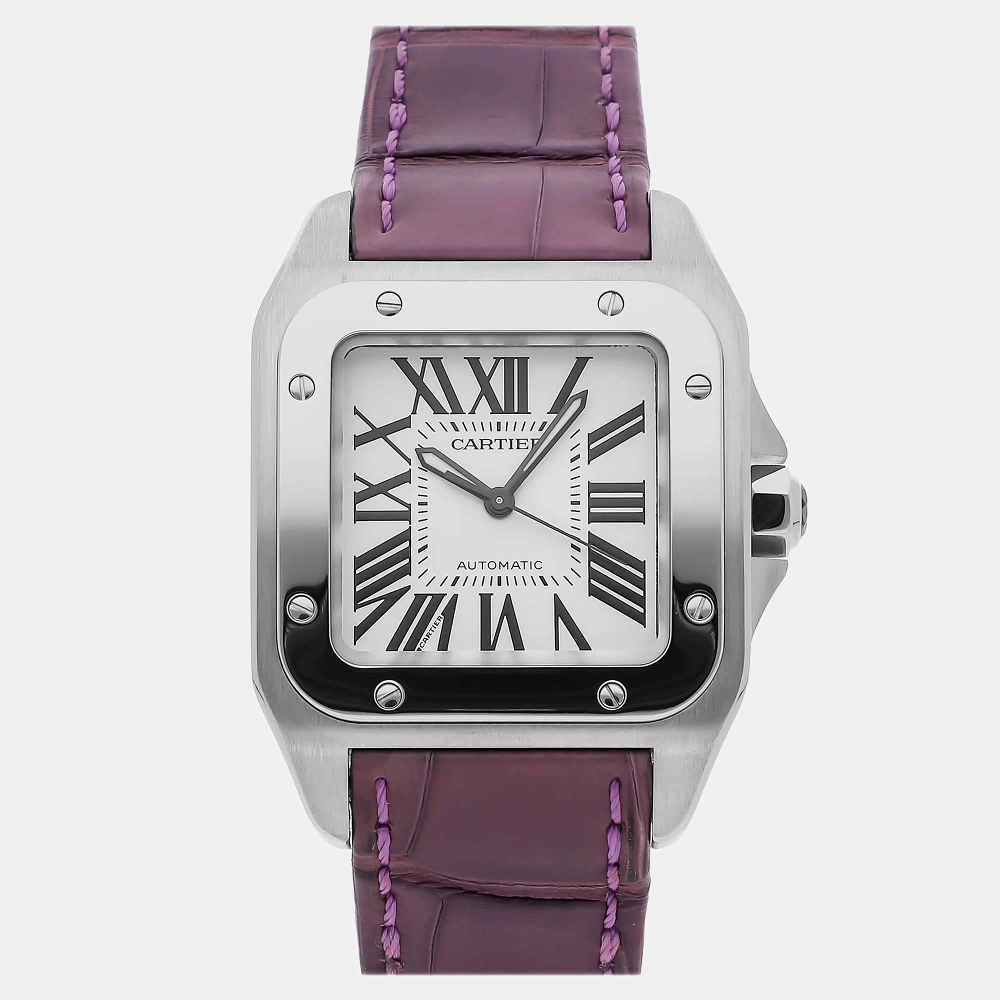 مملوكة مسبقًا Pre-Owned Cartier Santos 100 W20106X8