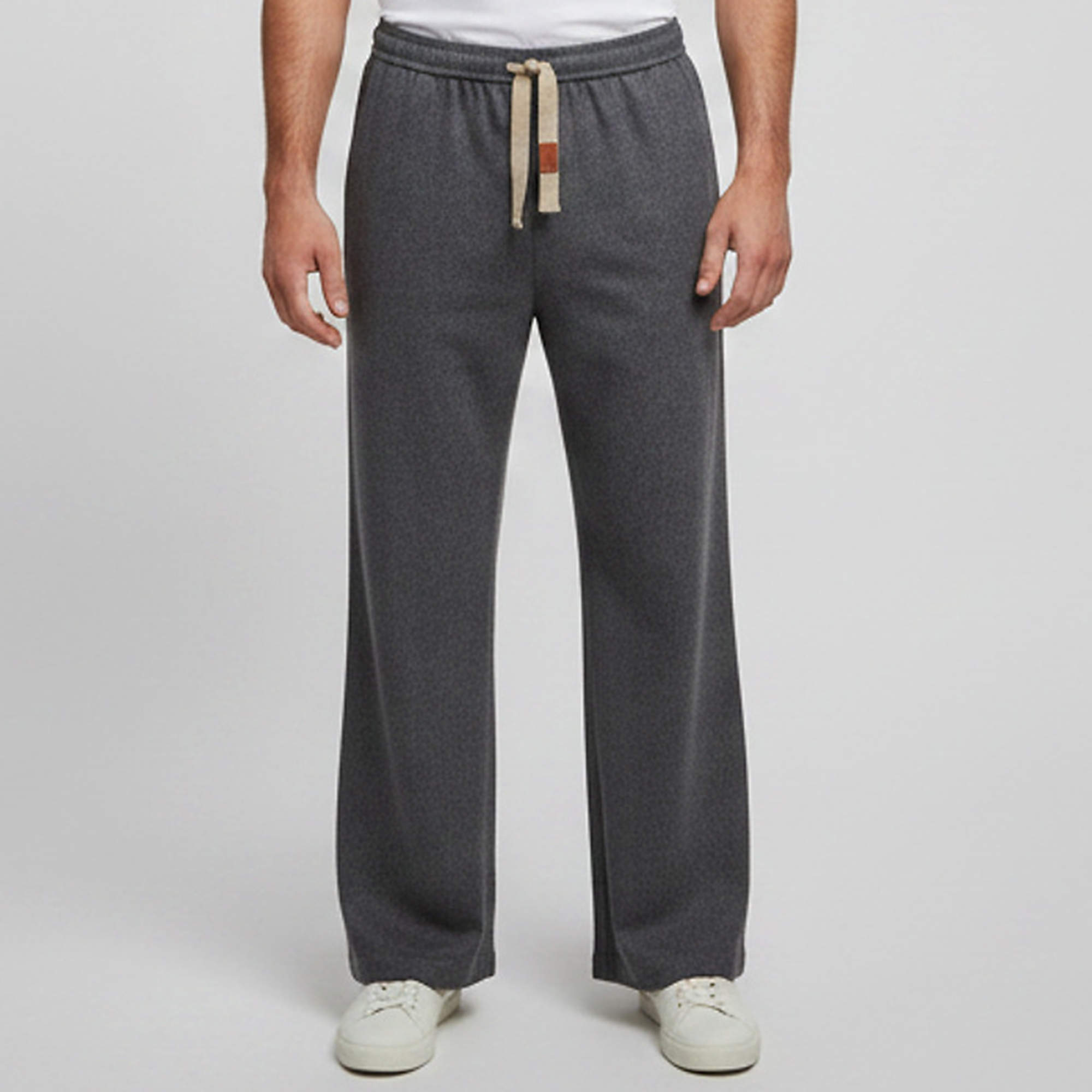 Pre Owned Celine Grey Cashmere Drawstring Pants XXL