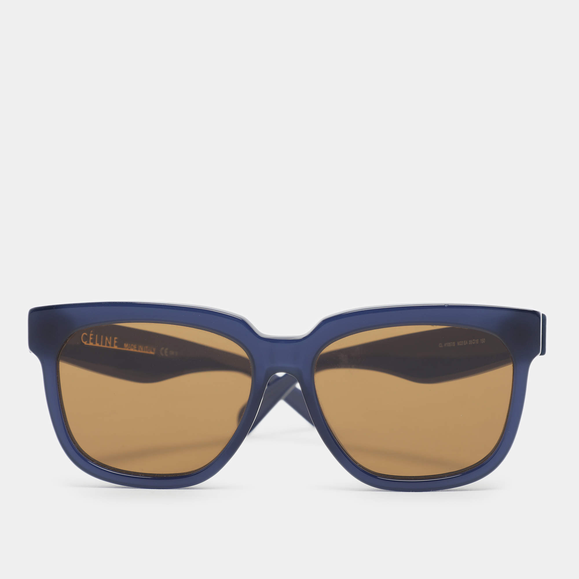 Pre Owned Celine Blue/Yellow 41057/S Sunglasses