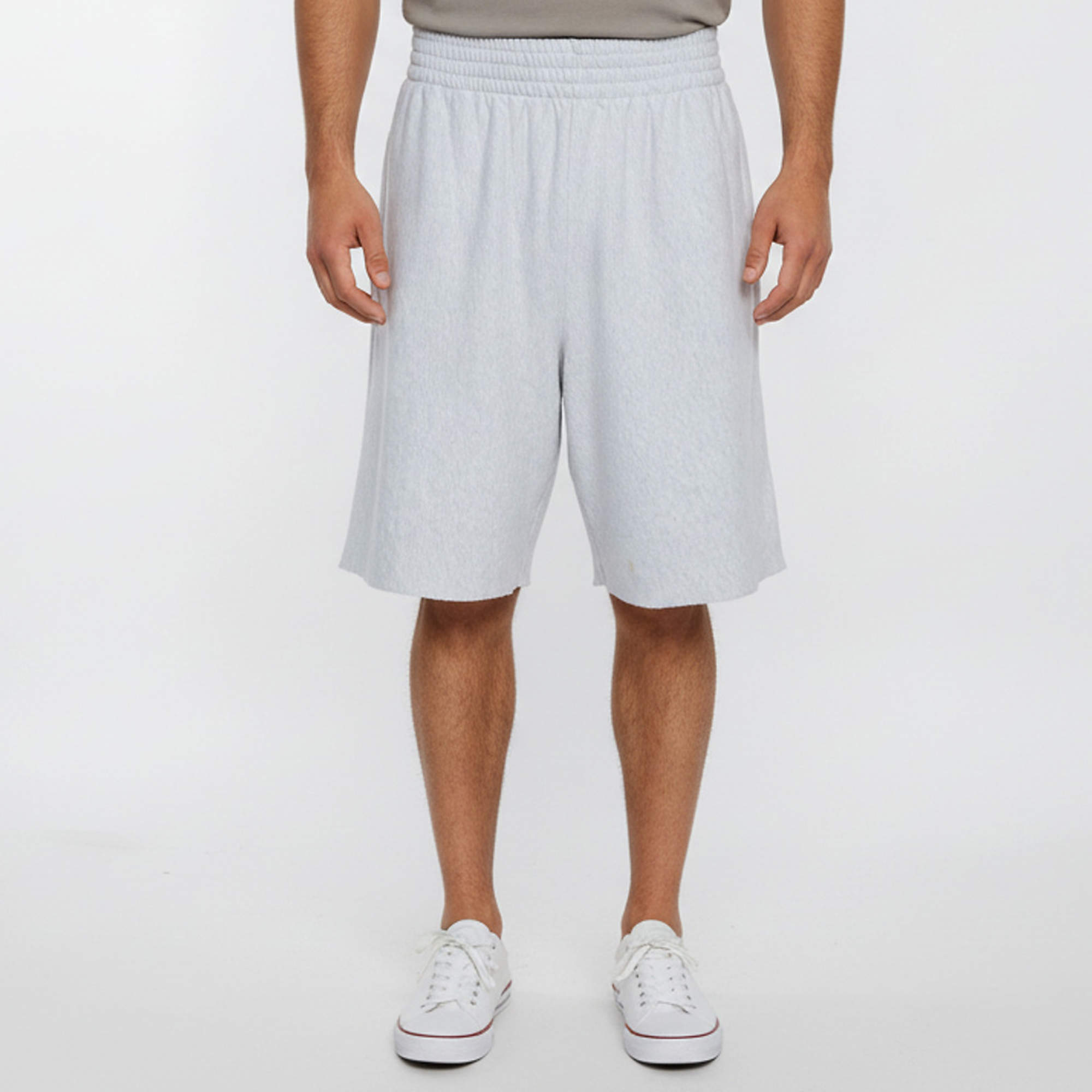 Pre Owned Celine Light Grey French Terry Regular Shorts L