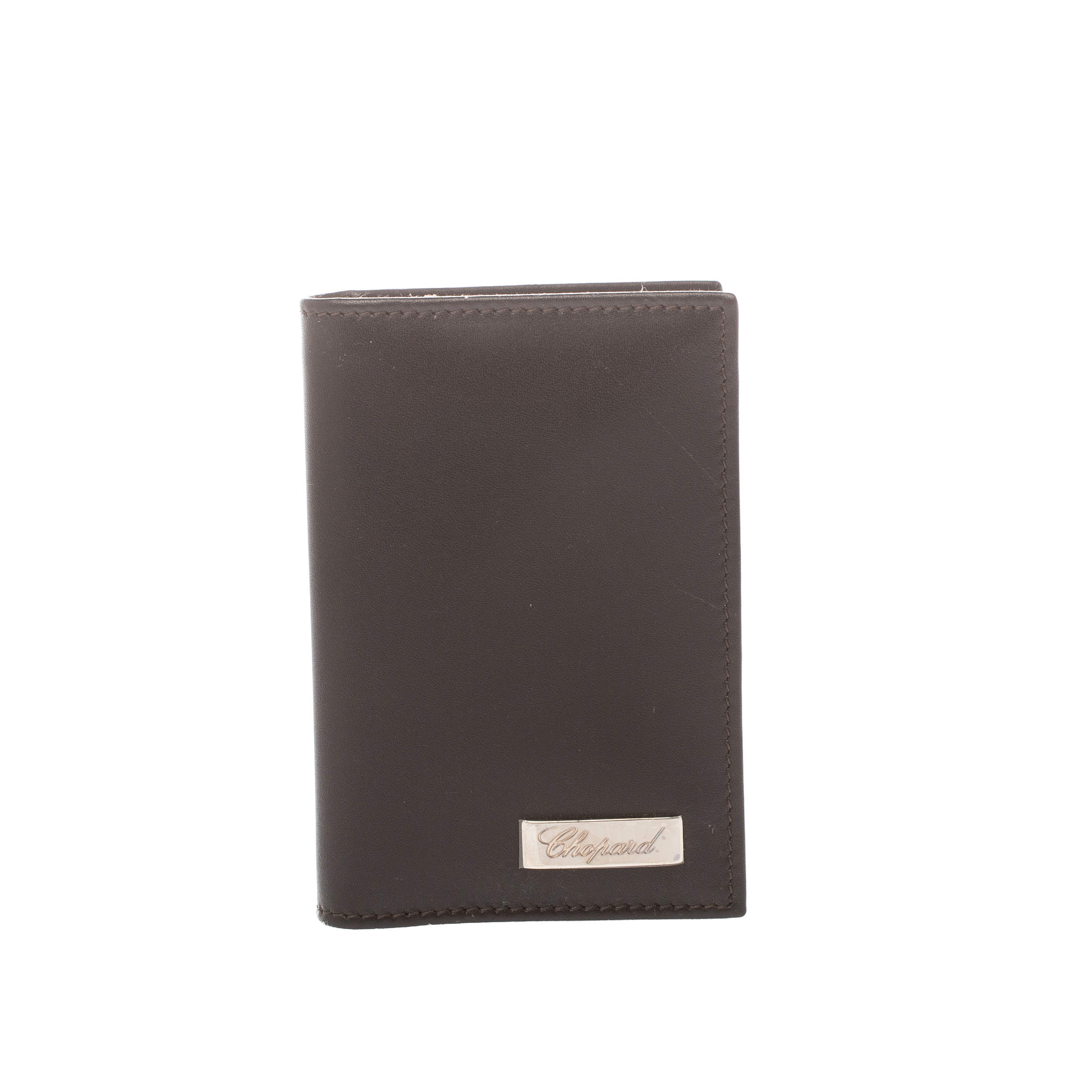 Chophard Dark Brown Leather Classic Bifold Wallet