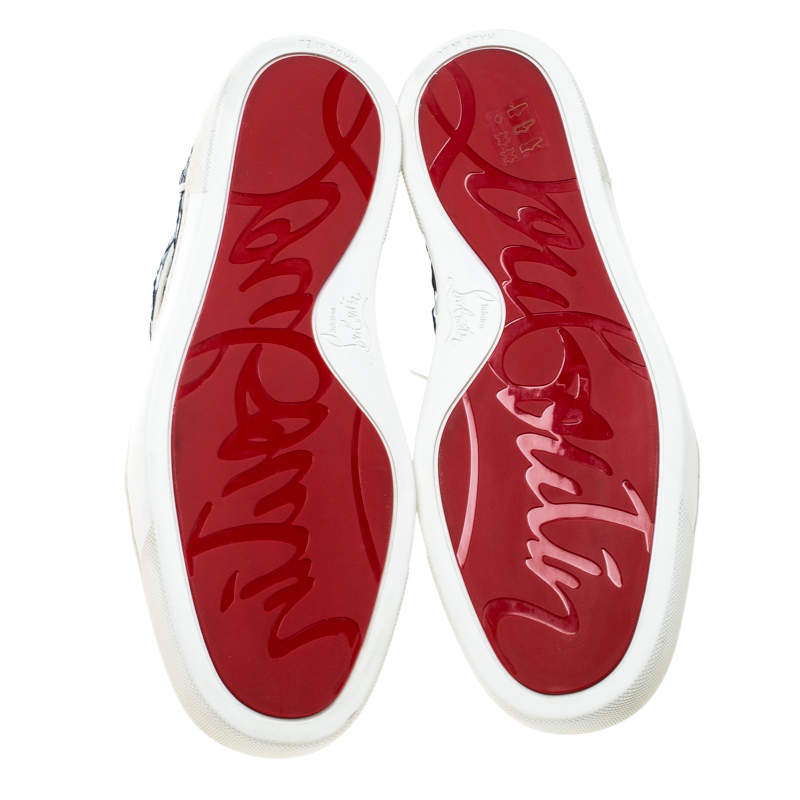 Louboutin white Aurelien  Luxury sneakers men, Louboutin shoes