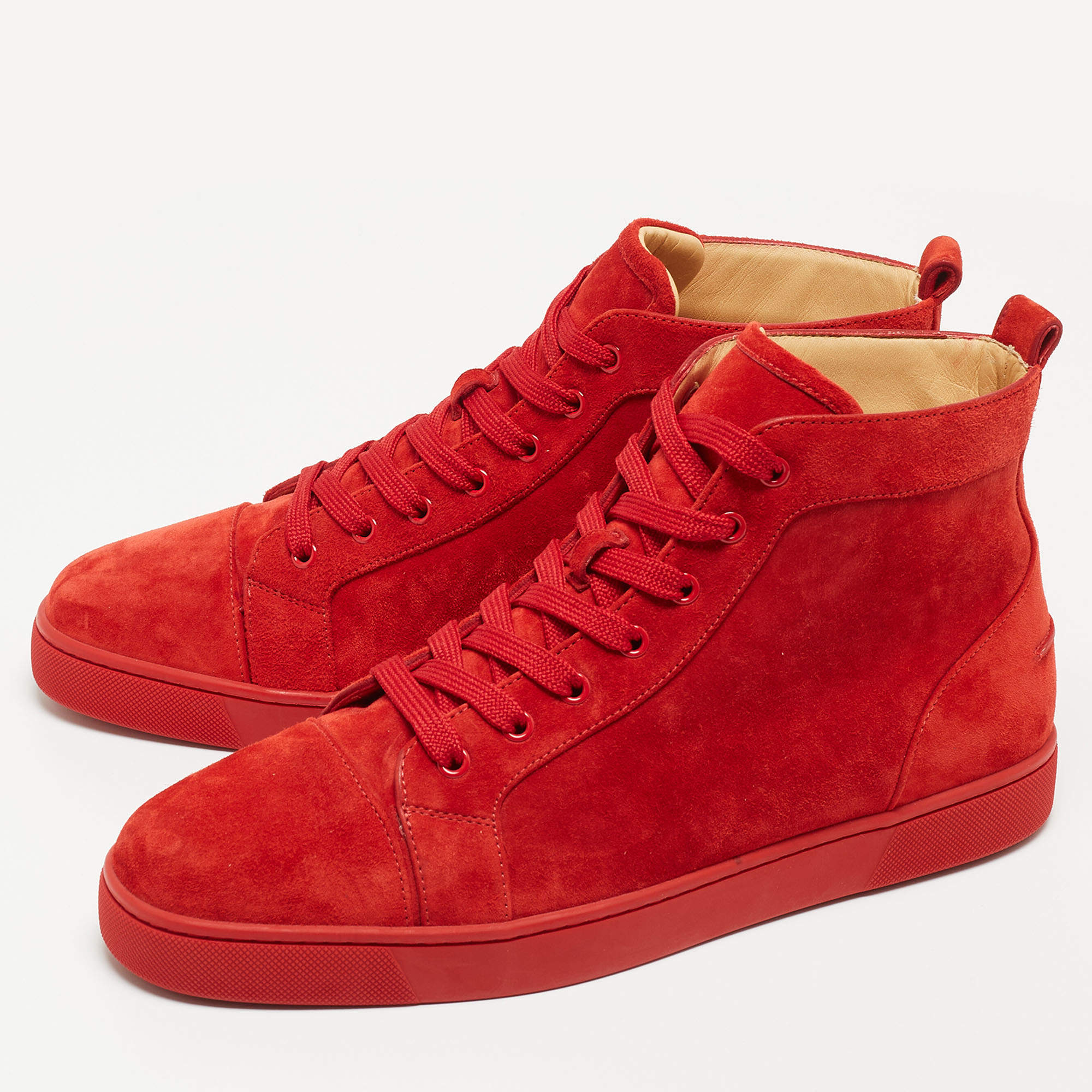 Louis Vuitton Printed Chunky Sneakers - Red Sneakers, Shoes - LOU773368