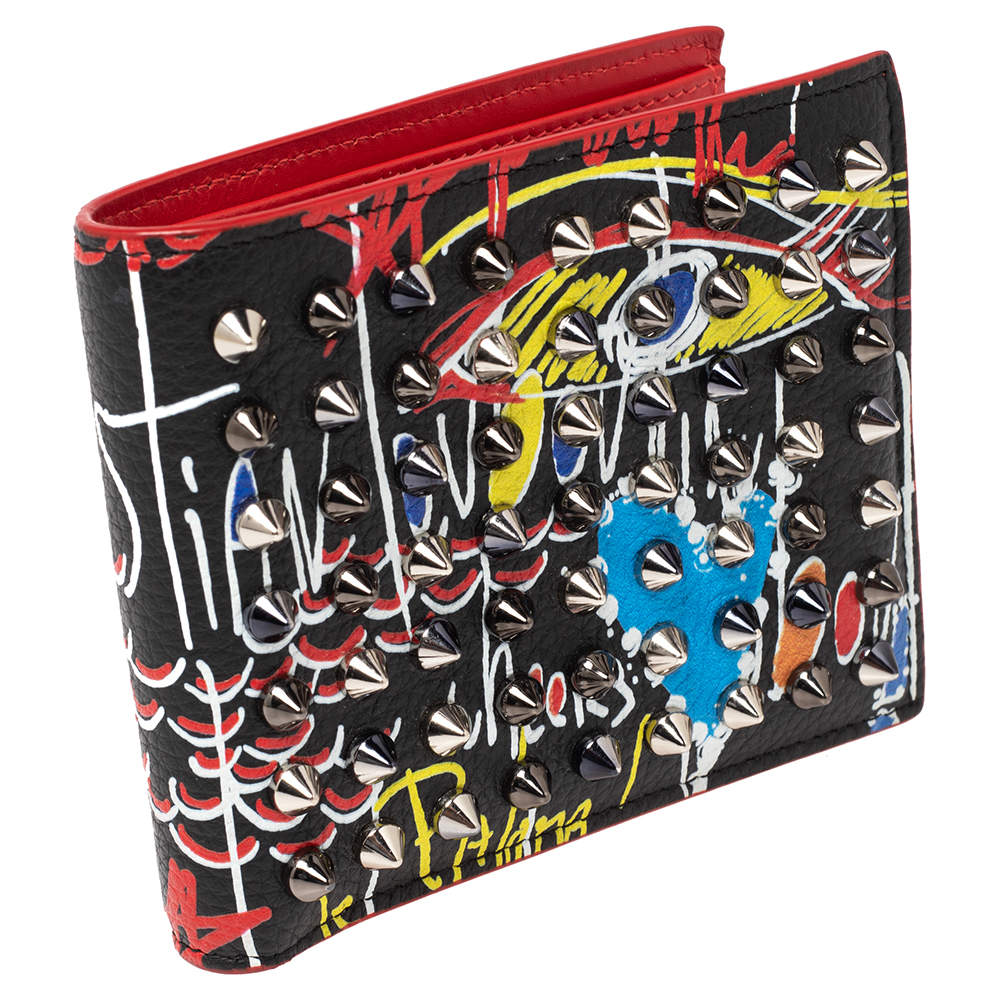 Christian Louboutin Multicolor Printed Leather Coolcoin Bifold