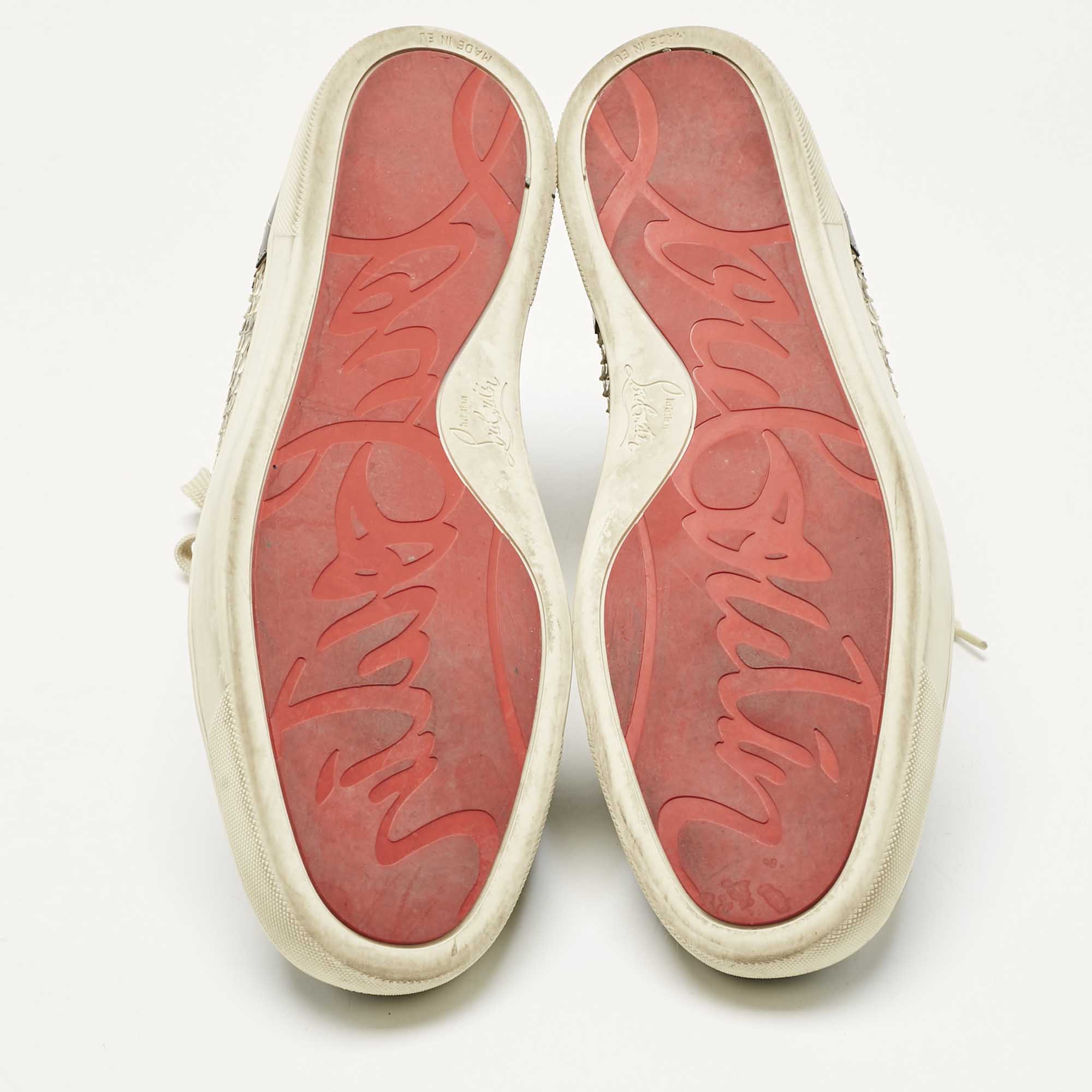 Christian Louboutin ブーティ ベージュx茶(豹柄) 2118425E0021 Christian Louboutin ブーティ ベージュx茶(豹柄) 2118425E0021