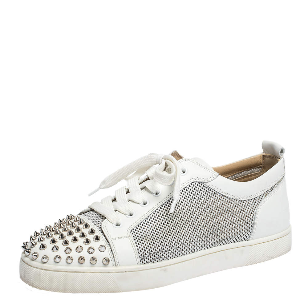 Christian Louboutin White Leather And 
