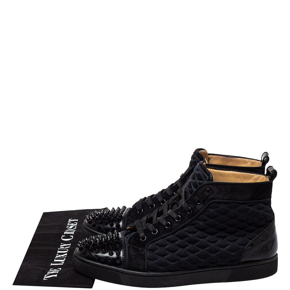 Christian Louboutin Sneakers Black Cloth ref.159854 - Joli Closet