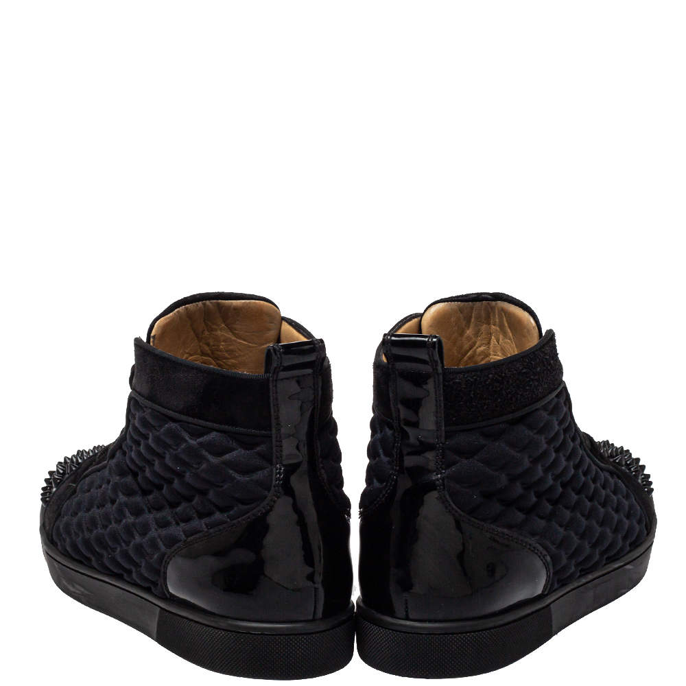 Christian Louboutin Sneakers Black Cloth ref.159854 - Joli Closet
