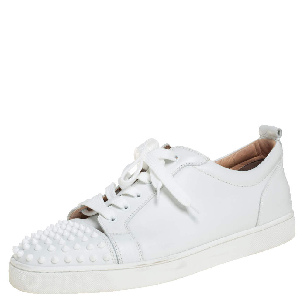 Christian Louboutin Louis Junior Spikes Leather Sneaker - ShopStyle