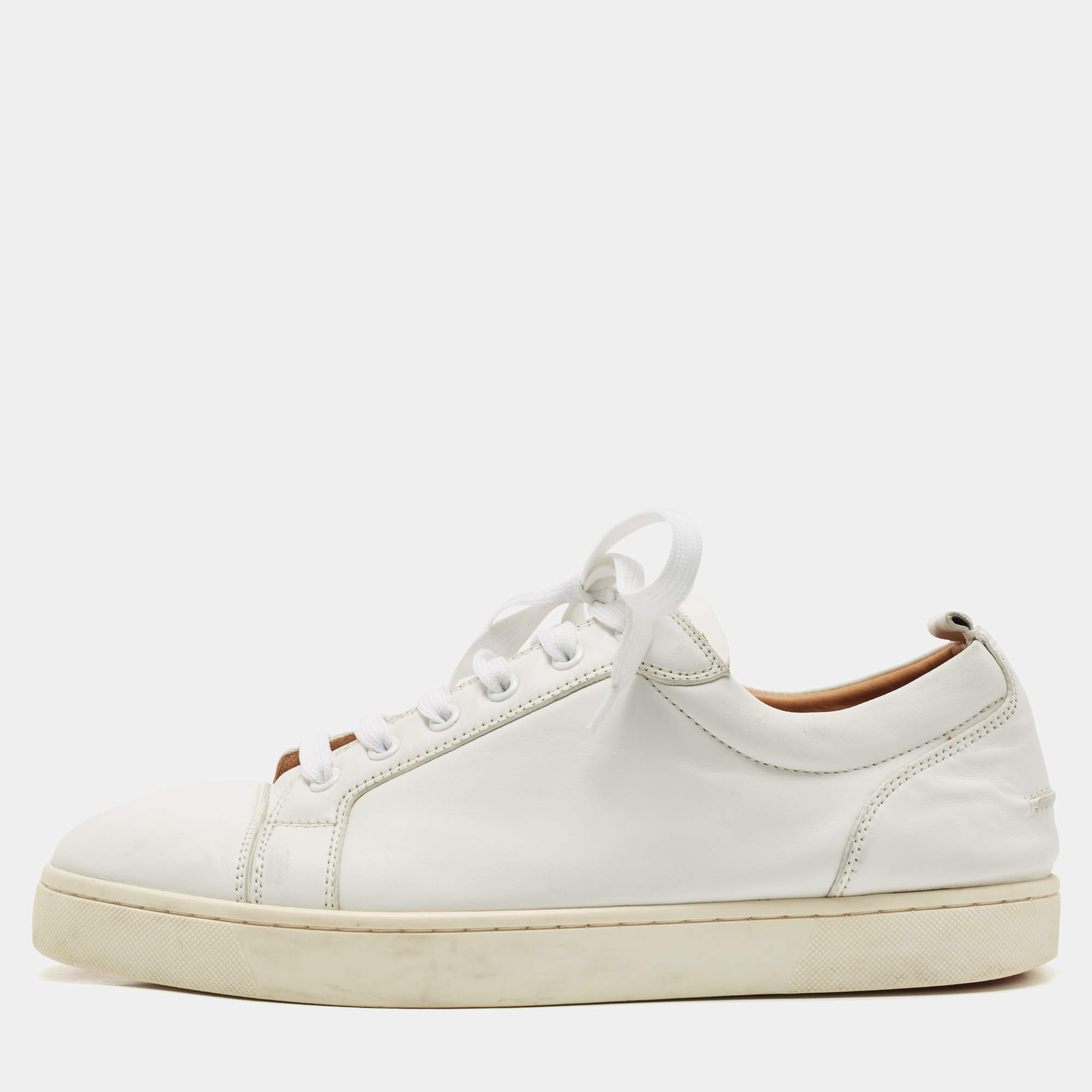 Christian Louboutin white Leather Vieira Sneakers