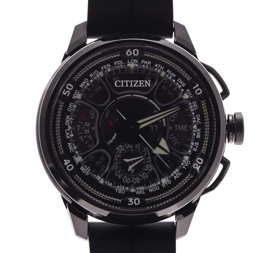 citizen black titanium watch
