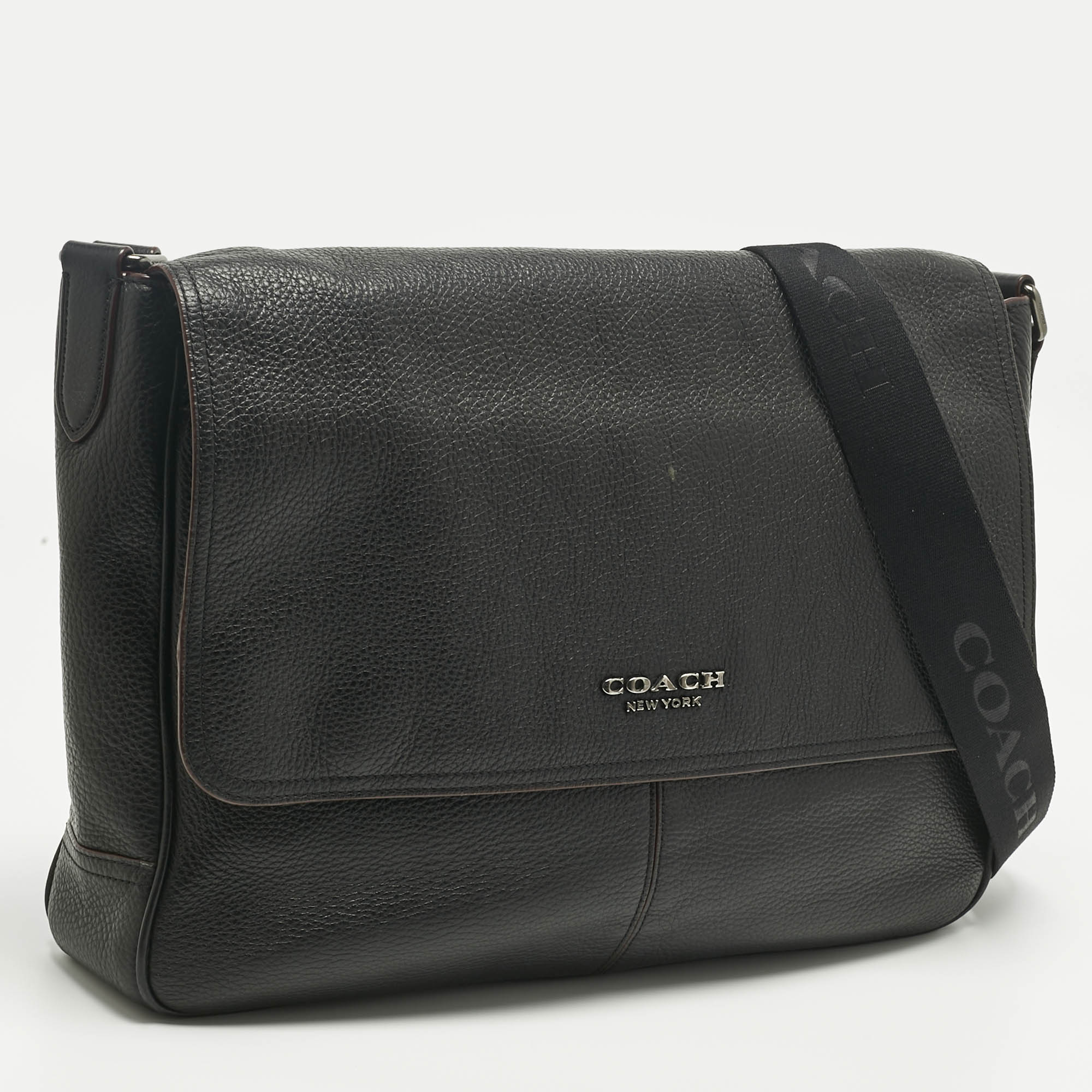 Coach Tan Leather Sullivan Messenger Flap Bag Coach | TLC US