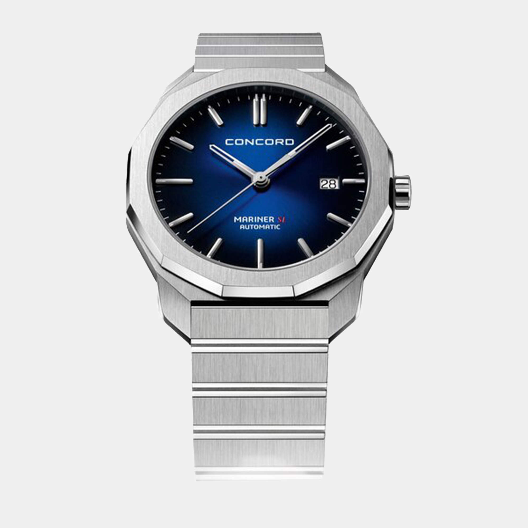 Concord Blue Stainless Steel Mariner SL 0320530M Automatic Men's Wristwatch 40 mm