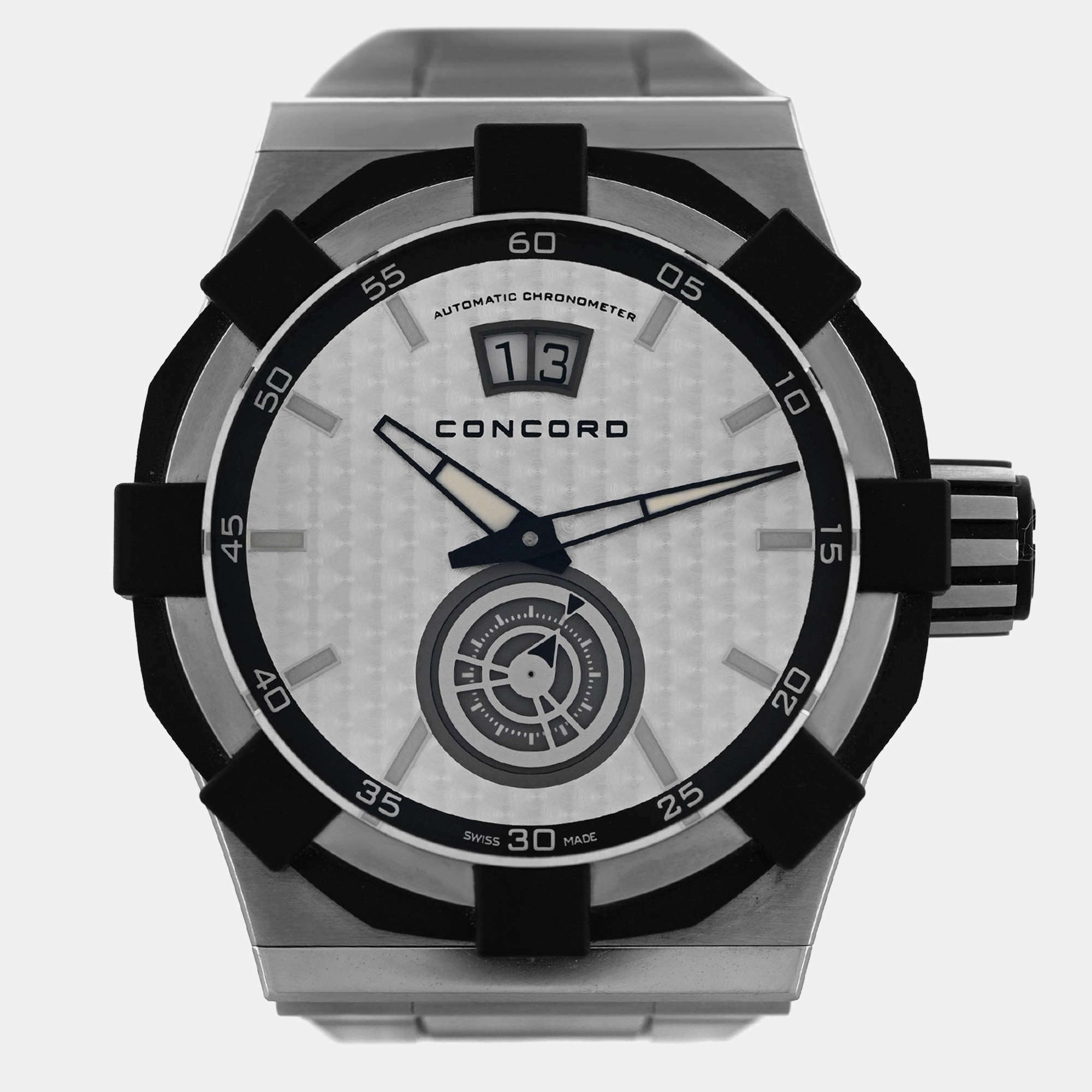 Pre Owned Concord C1 01.5.14.1002 Automatic Stainless Steel Men's Wristwatch 45 mm