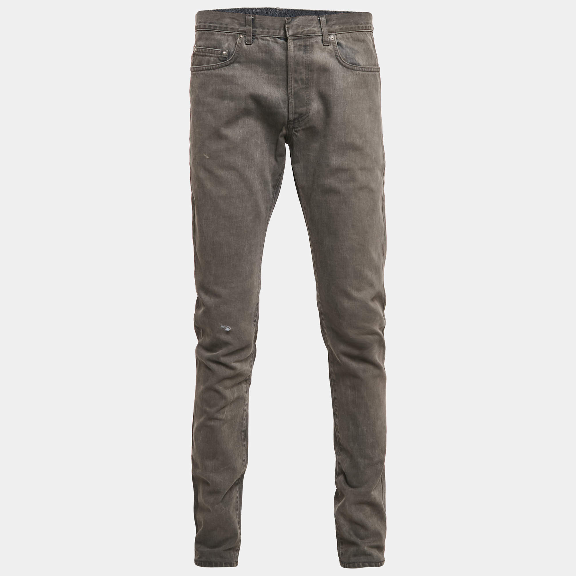 Dior Homme Grey Denim Jeans M Waist 33"
