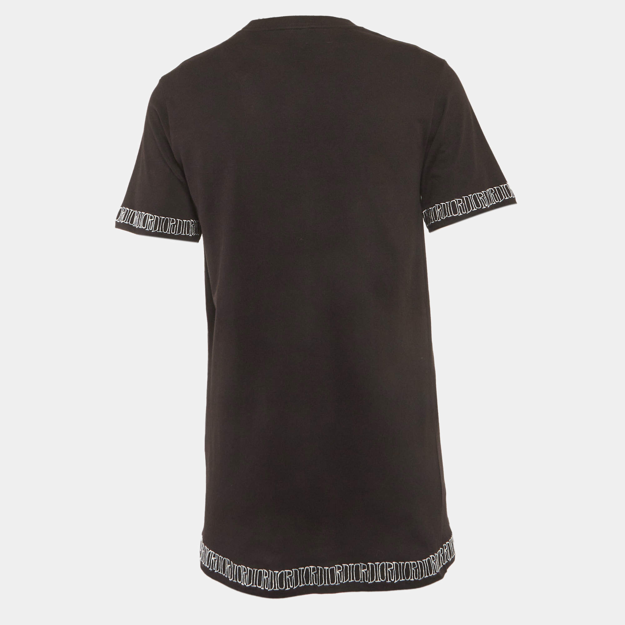 Dior Homme Navy Blue Logo Jacquard Terry T-Shirt XL Dior Homme | TLC