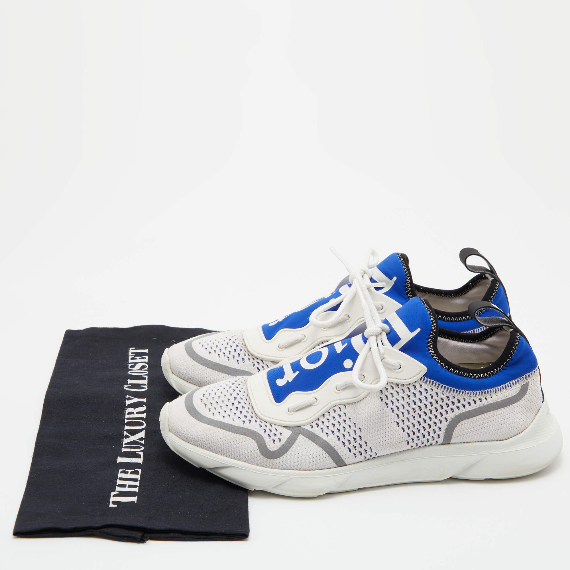 Dior Homme B21 Neo White Blue Sneakers