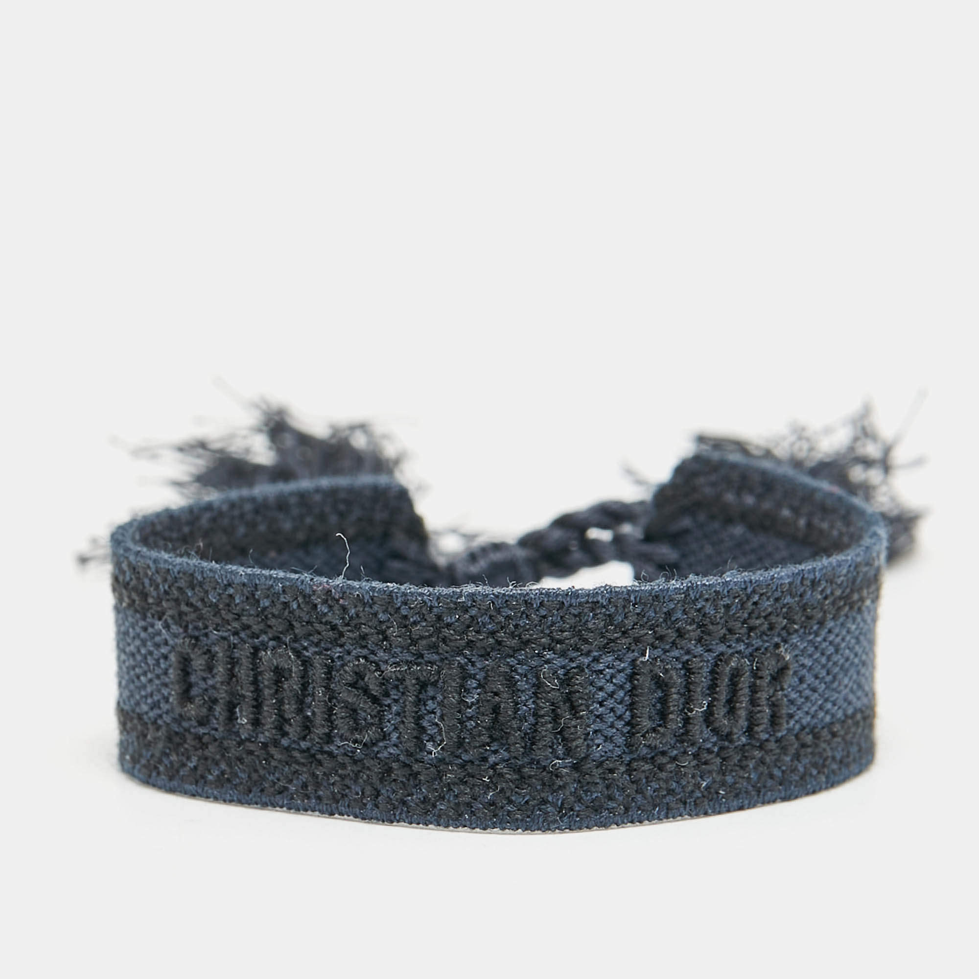 Pre Owned Dior Fabric Friendship Bracelet