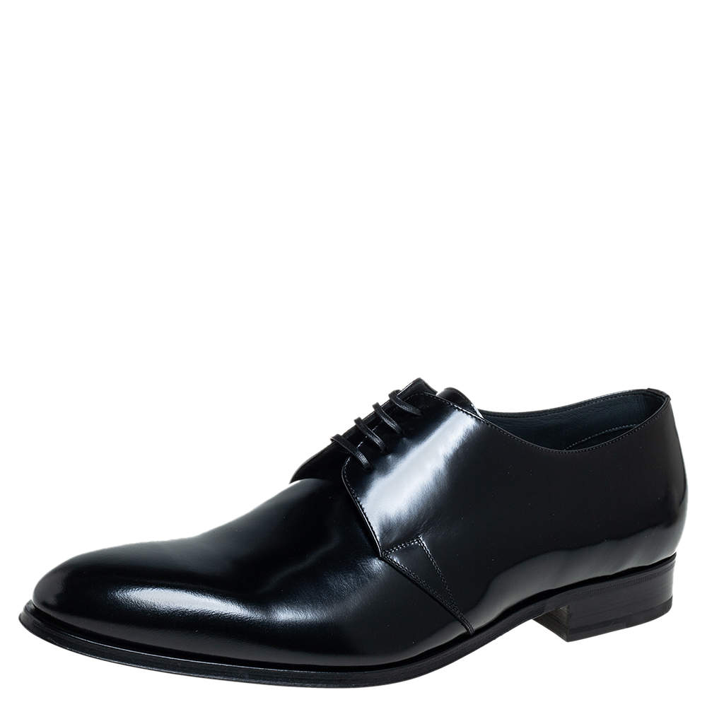Dior Black Leather Derby Size 46 