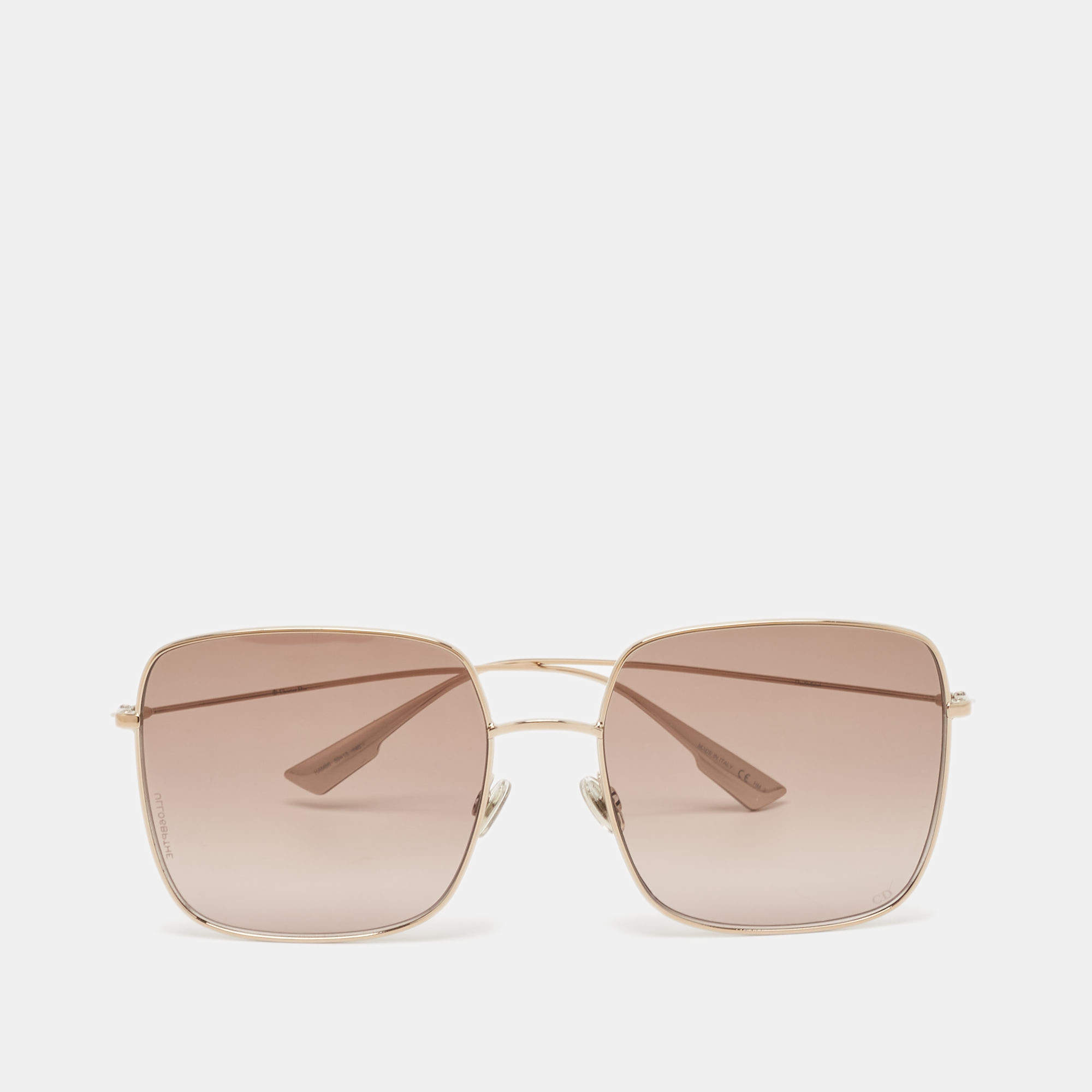 Pre Owned Dior Brown Gradient DiorStellaire1 Square Sunglasses